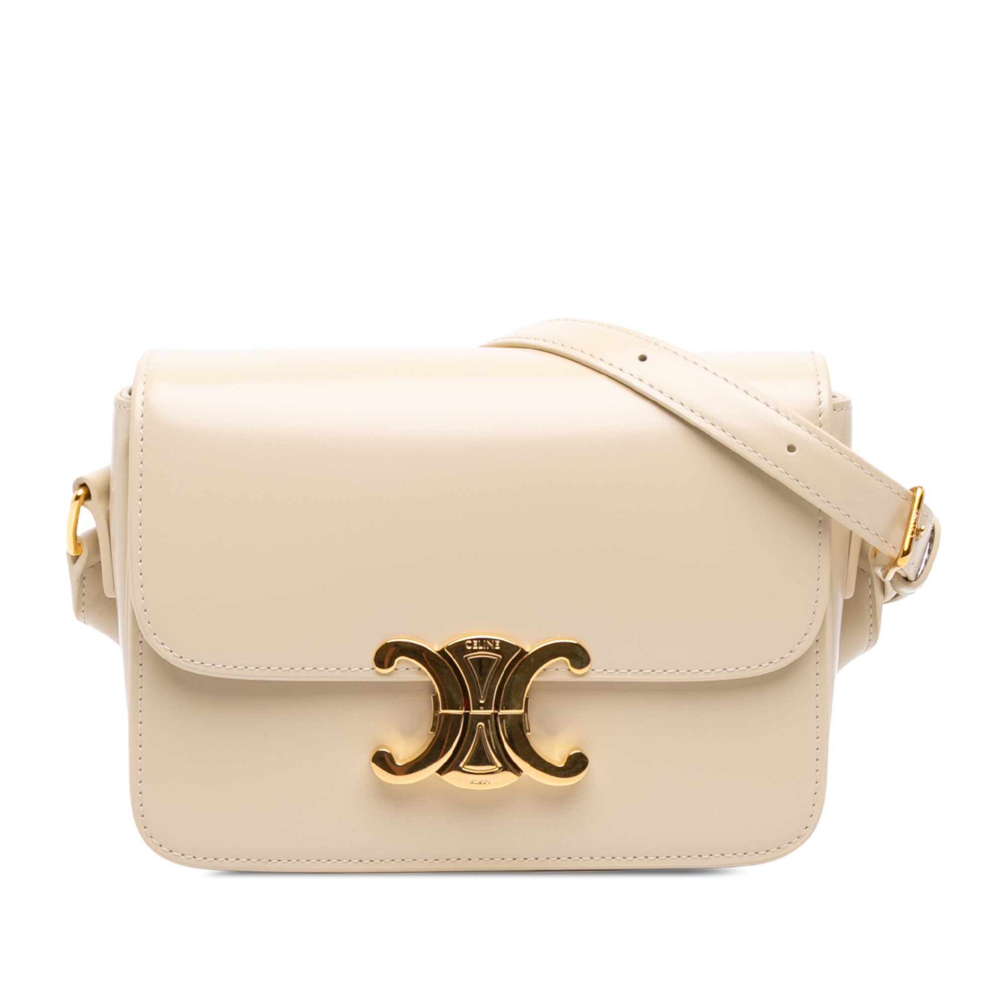 Triomphe leather handbag
