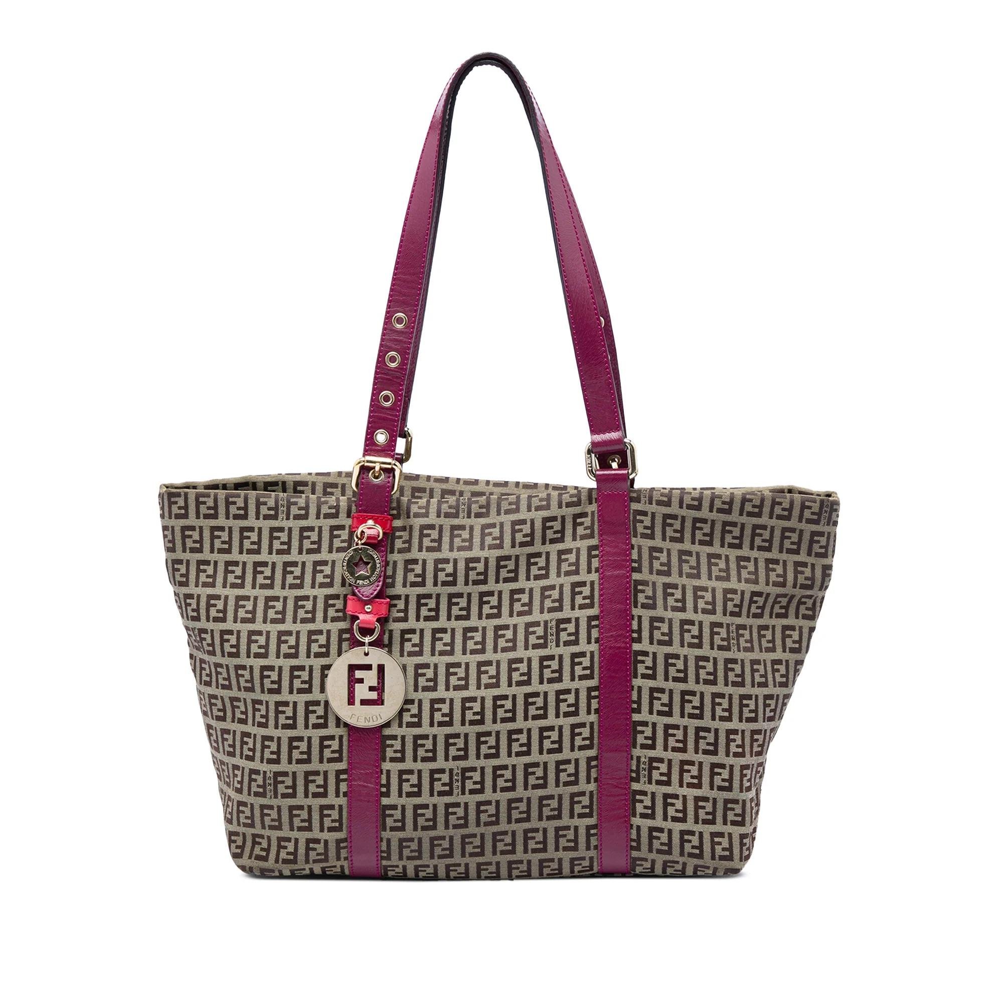 Pocket leather tote