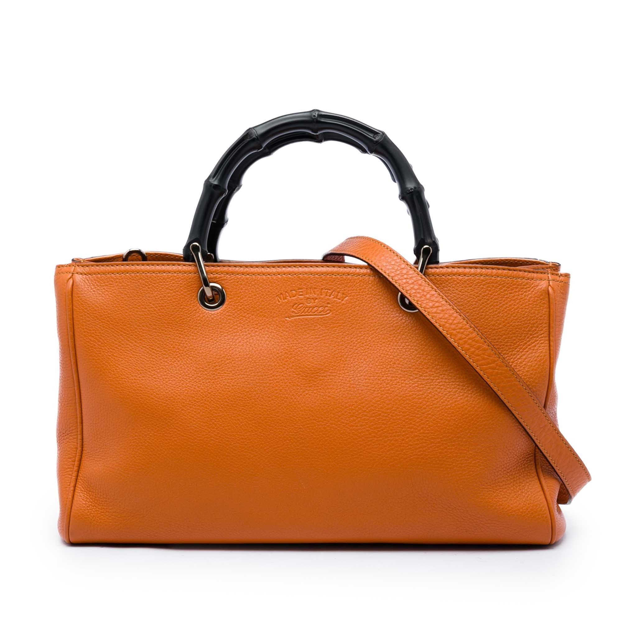 Bamboo leather satchel