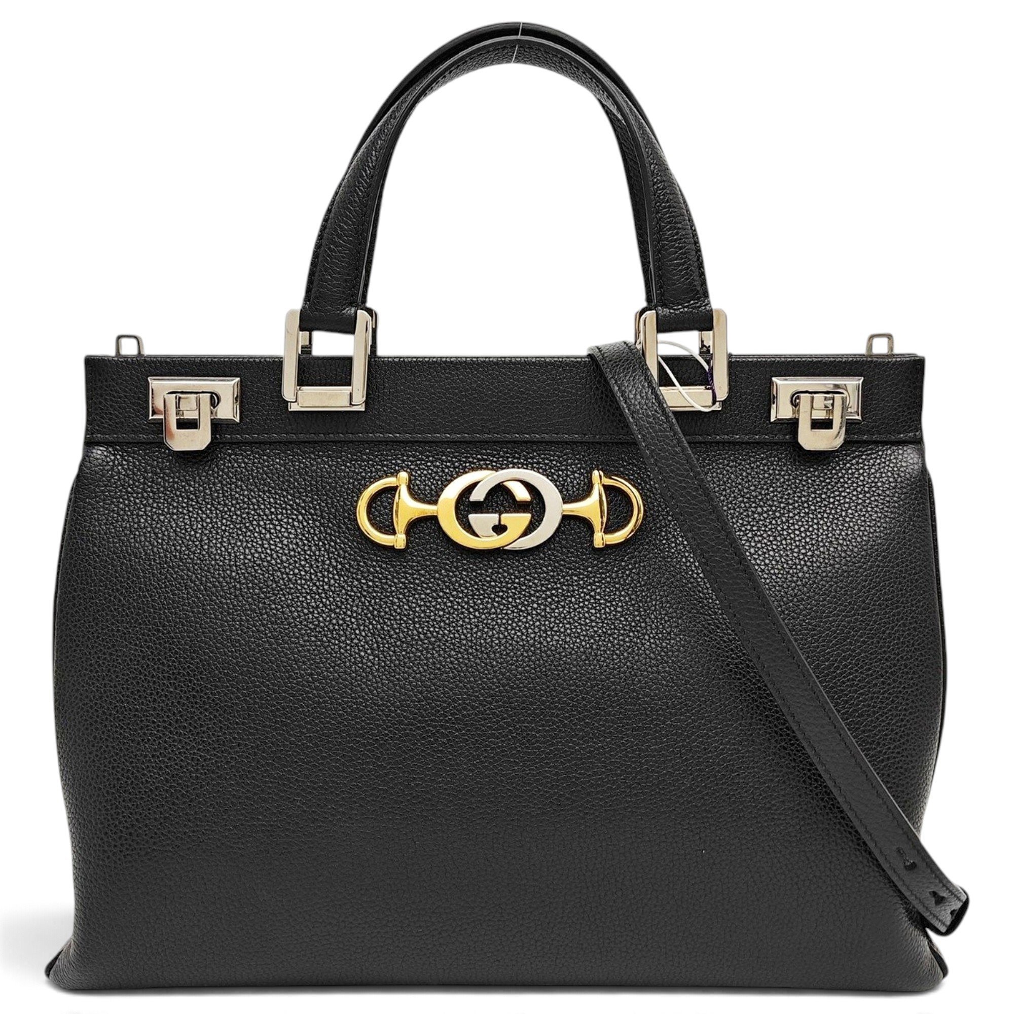 Zumi leather handbag