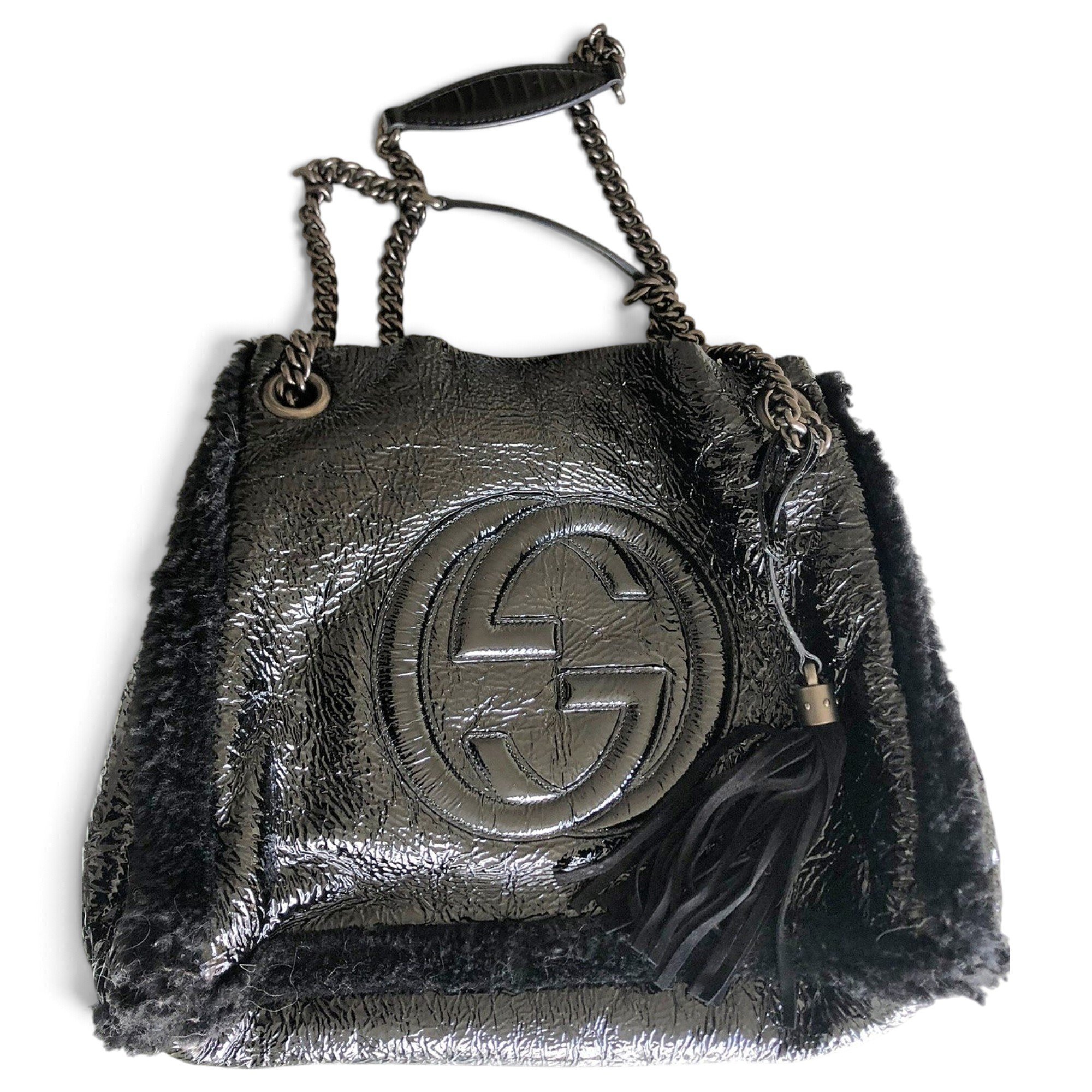 Soho Hobo patent leather handbag