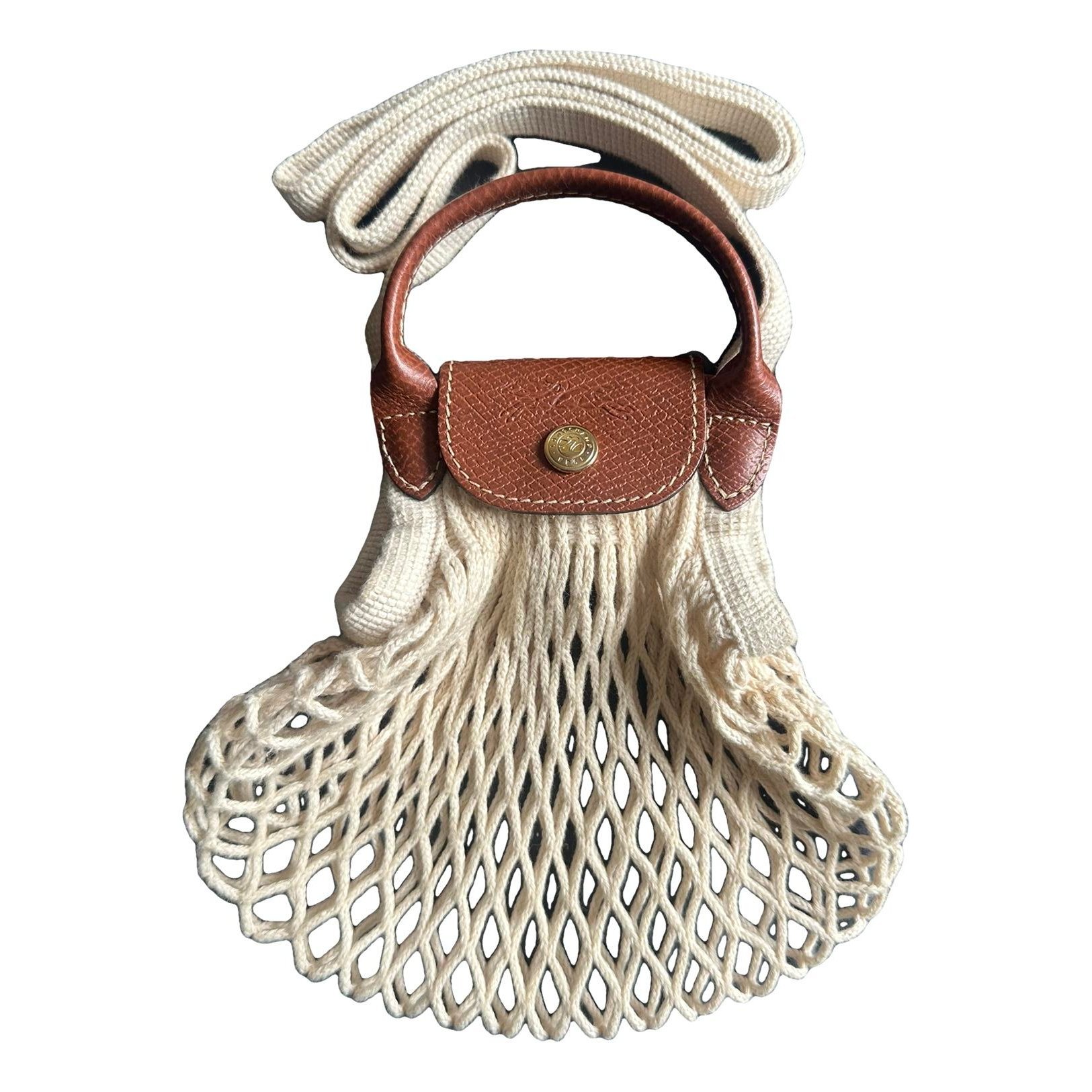 Longchamp Pliage leather mini bag