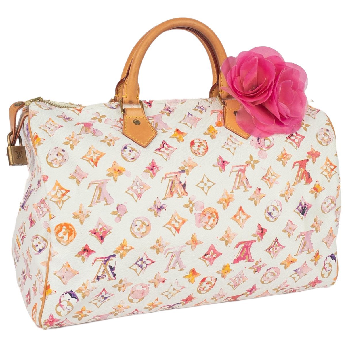 Speedy leather handbag