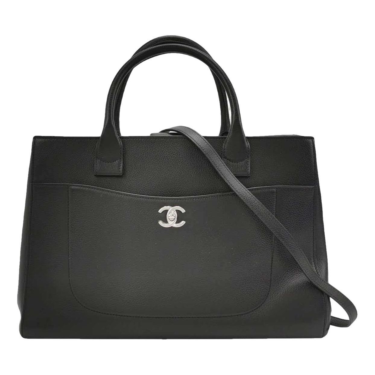 Executive leather tote