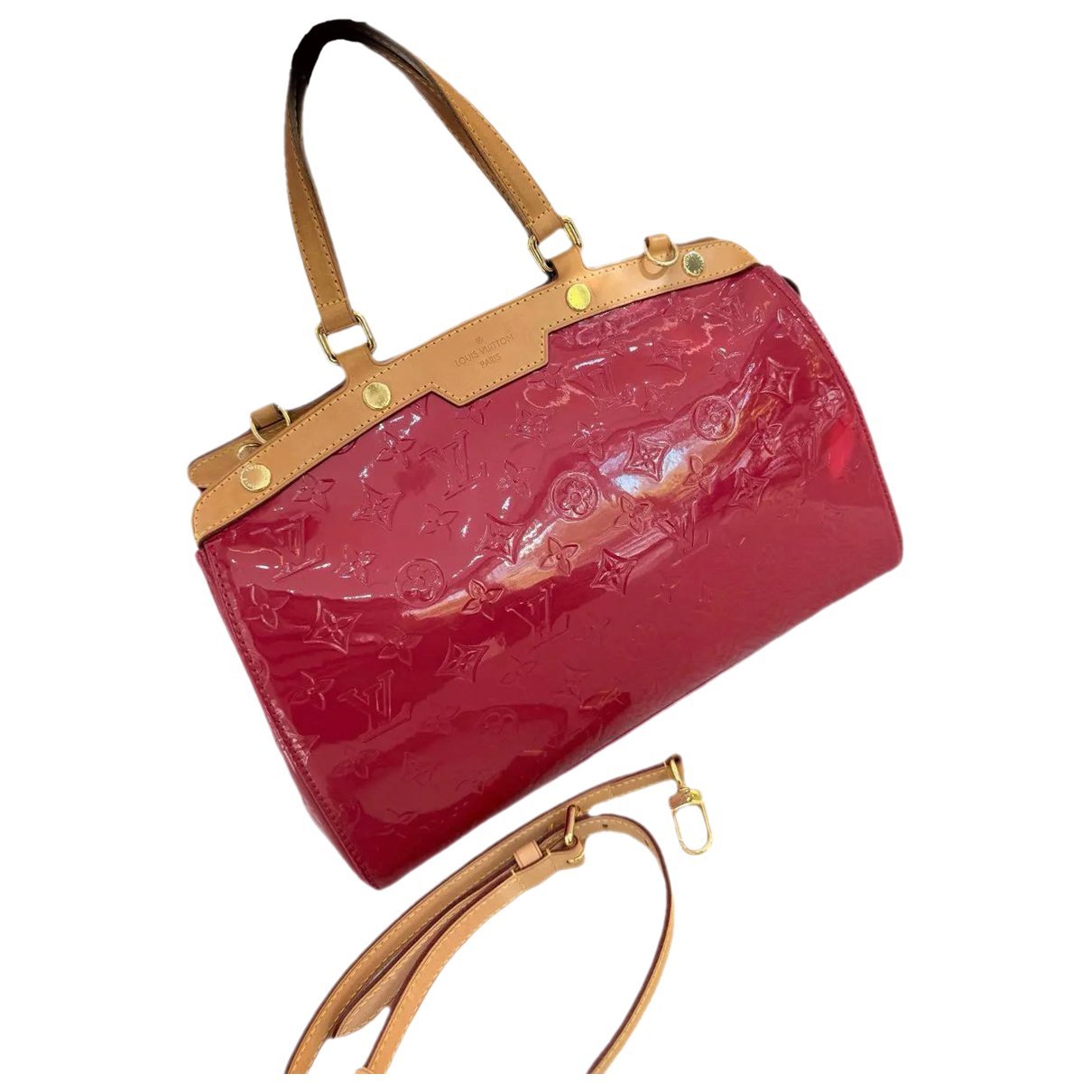 Bréa patent leather handbag
