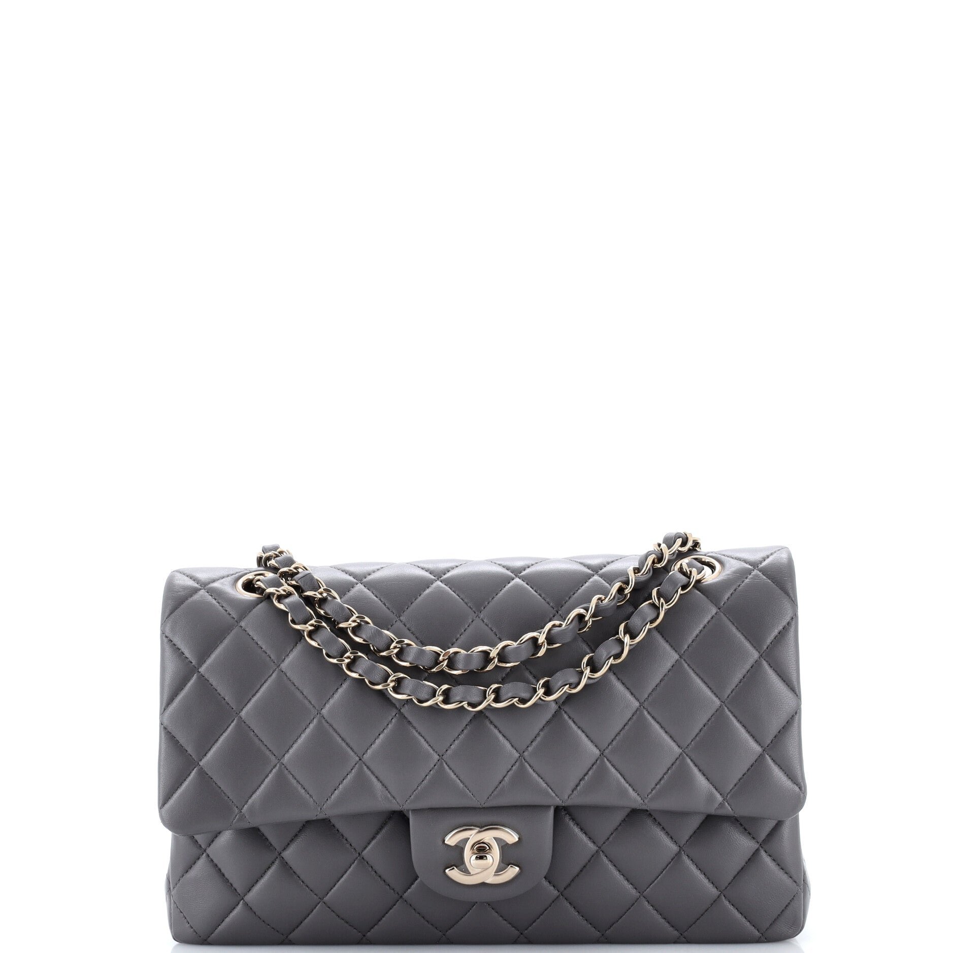 Classic Double Flap Bag Quilted Lambskin Medium