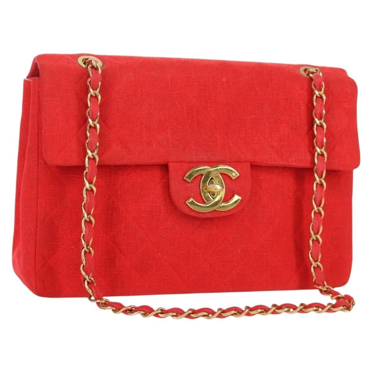 Trendy CC Flap cloth handbag