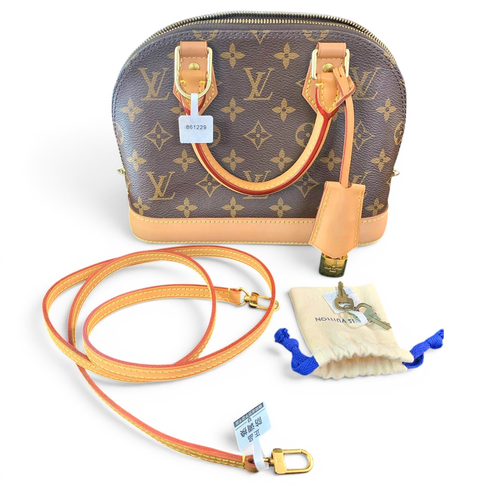 Alma BB leather handbag