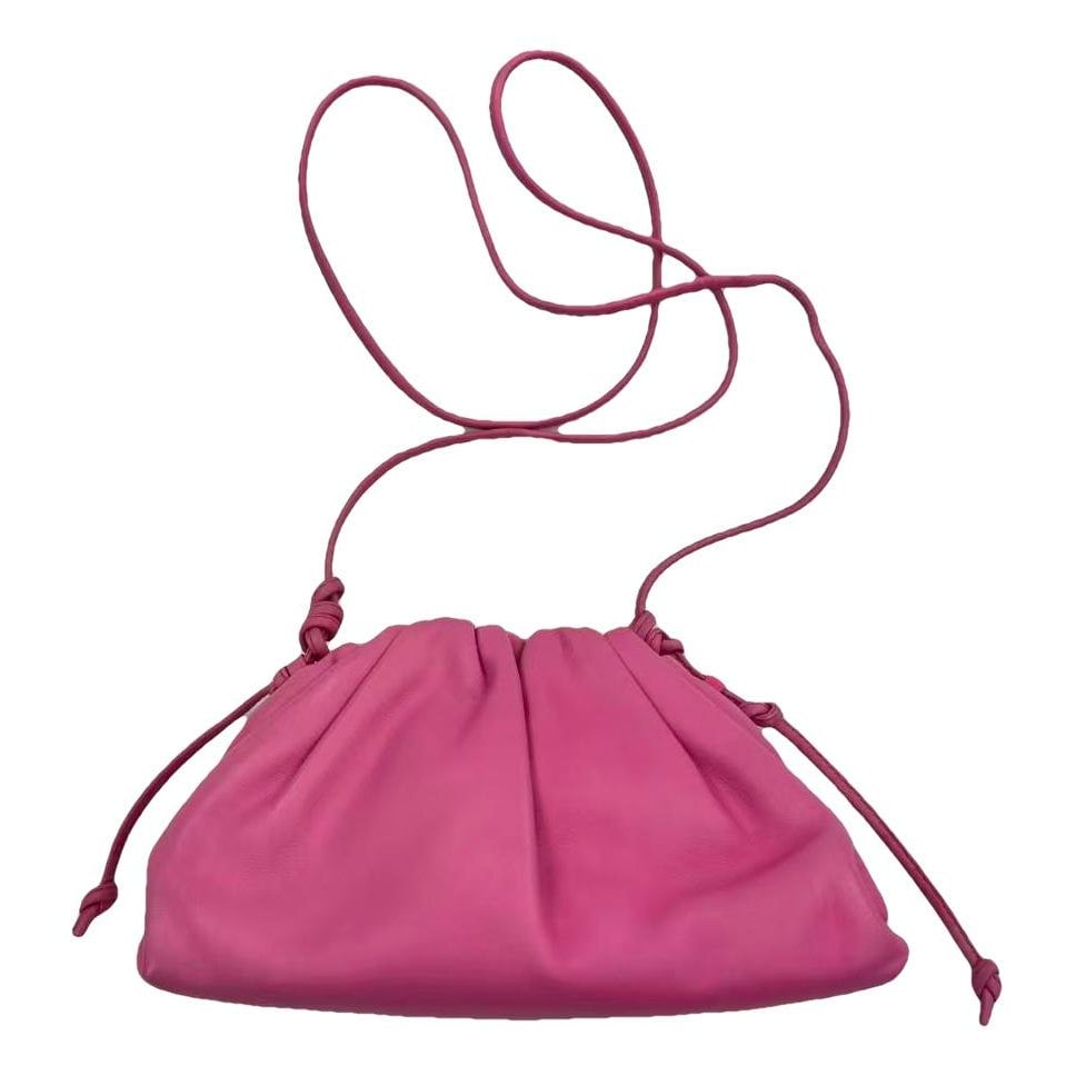 Pouch leather handbag