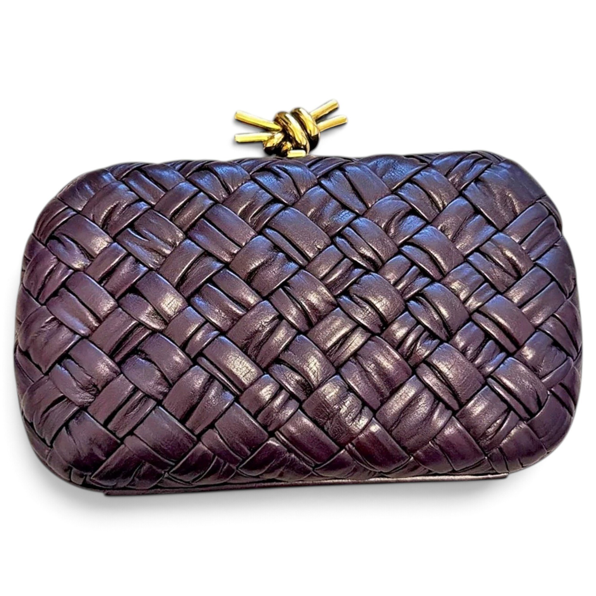 Bottega Veneta Pochette Knot leather clutch bag