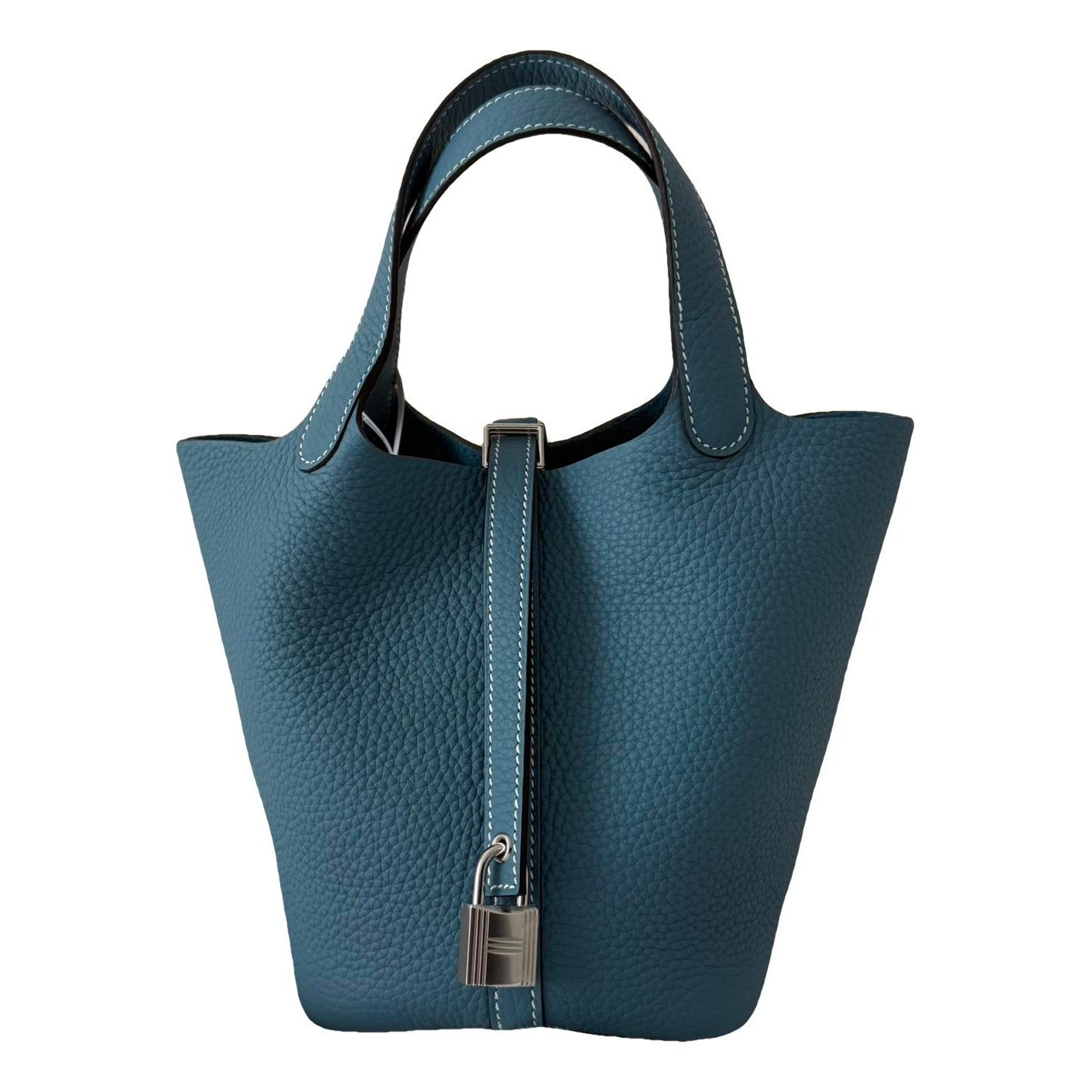 Picotin leather tote