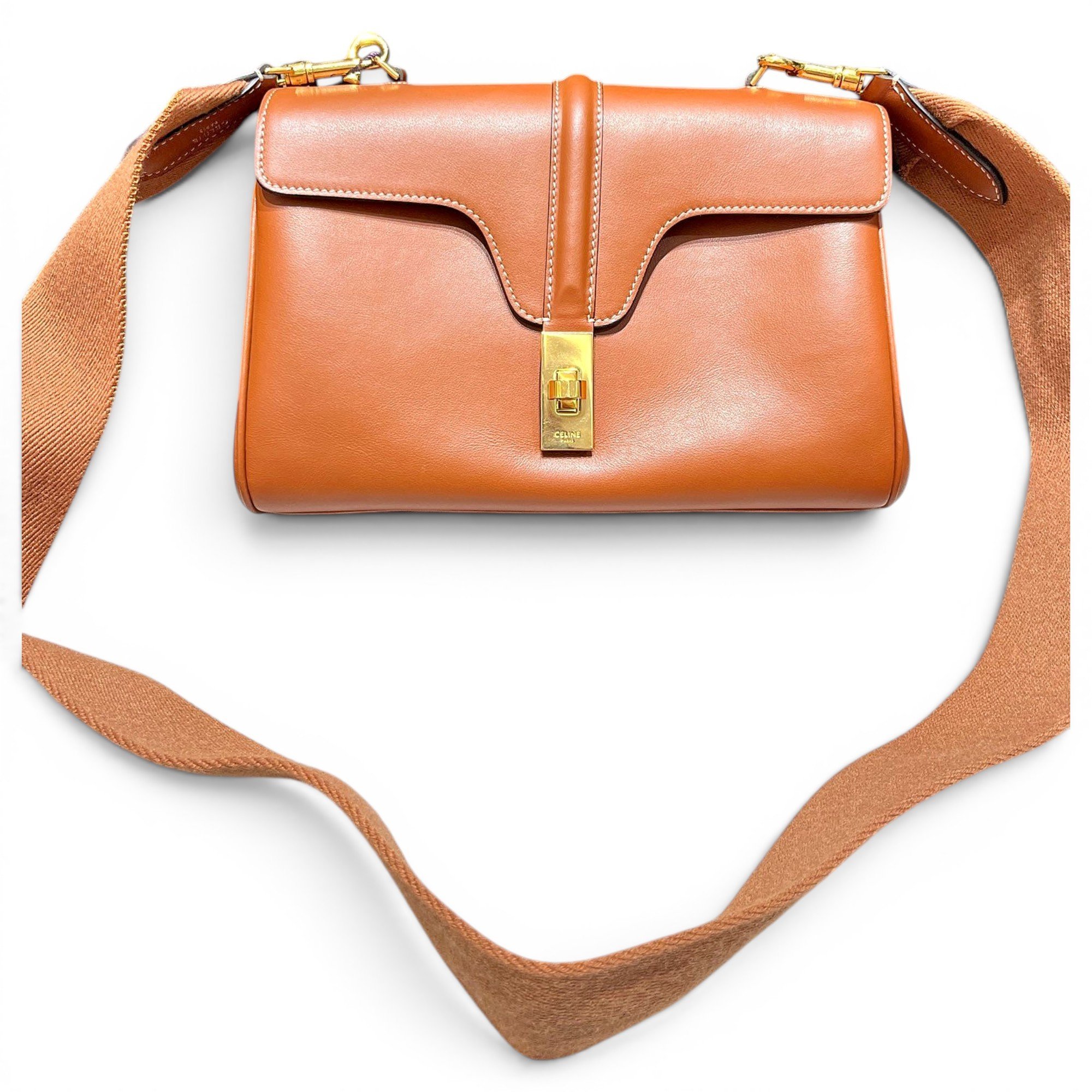 Sac 16 leather crossbody bag