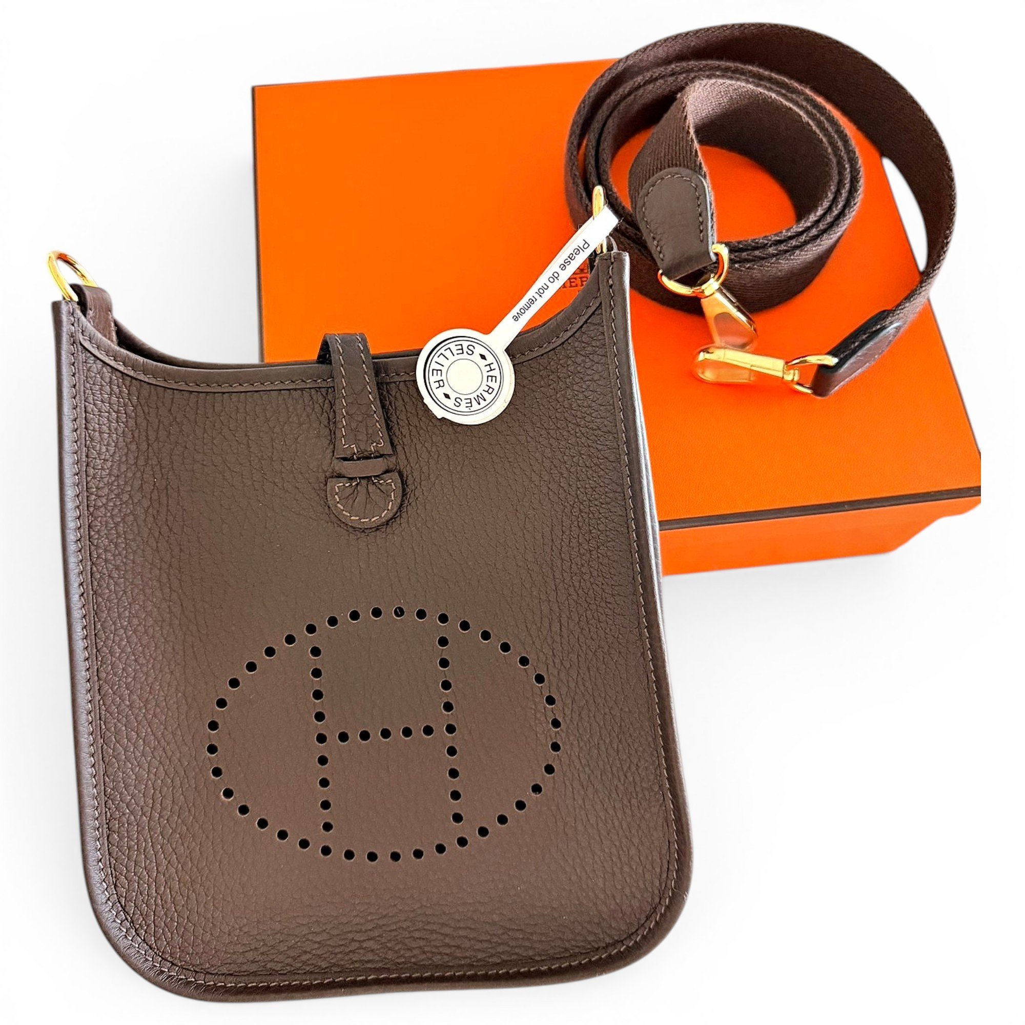 Evelyne leather crossbody bag