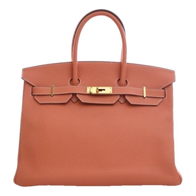 Birkin 35 leather tote