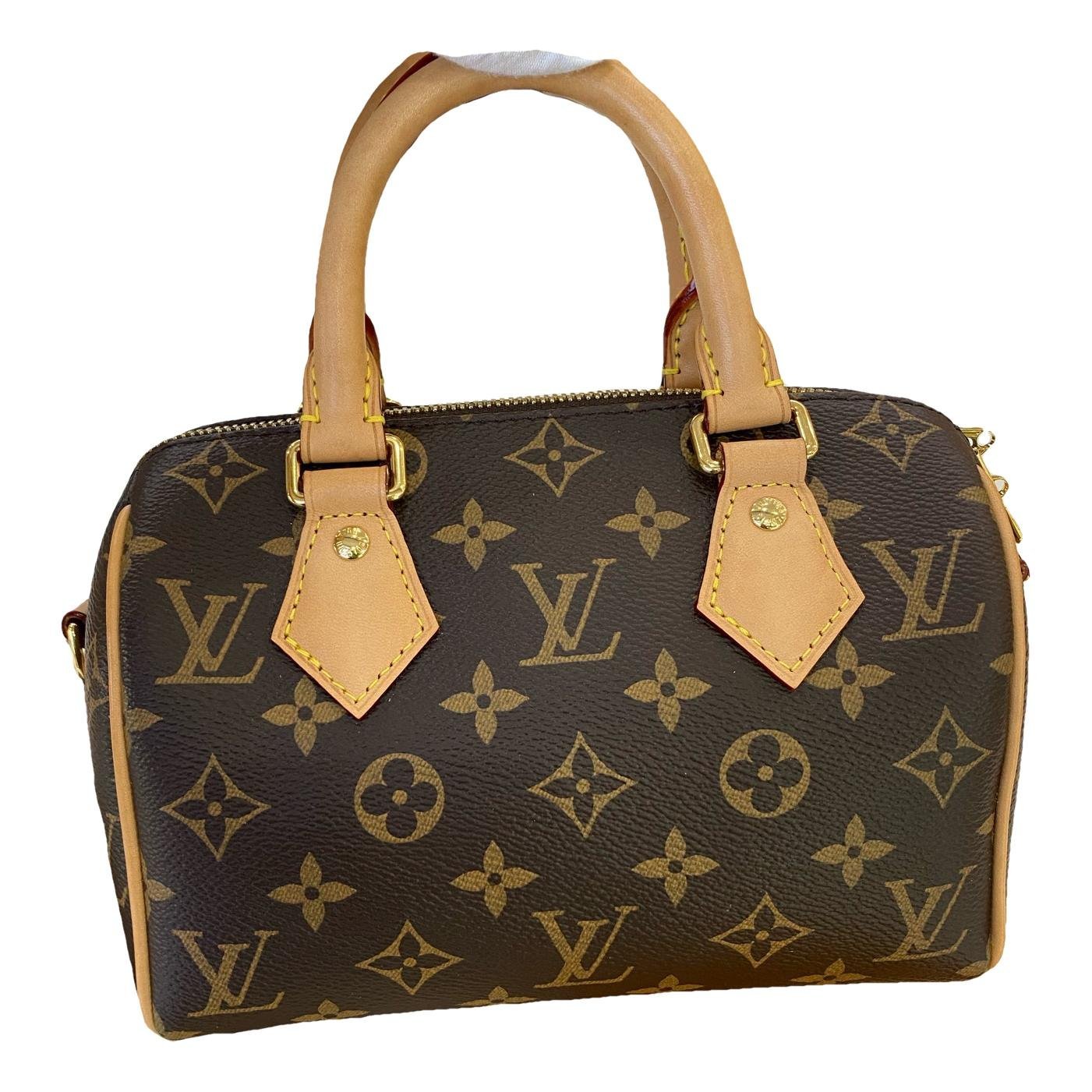 Speedy leather handbag