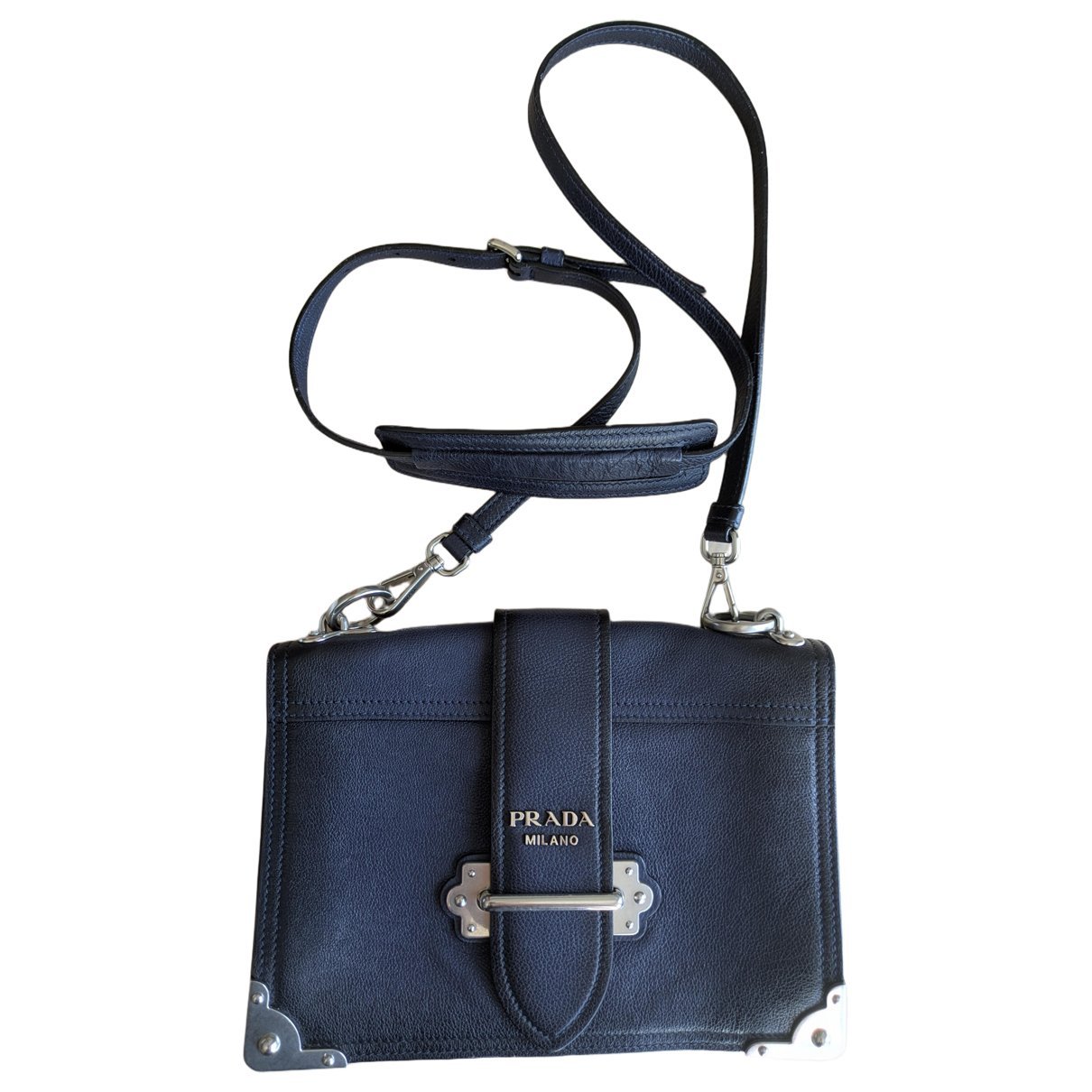 Cahier leather crossbody bag