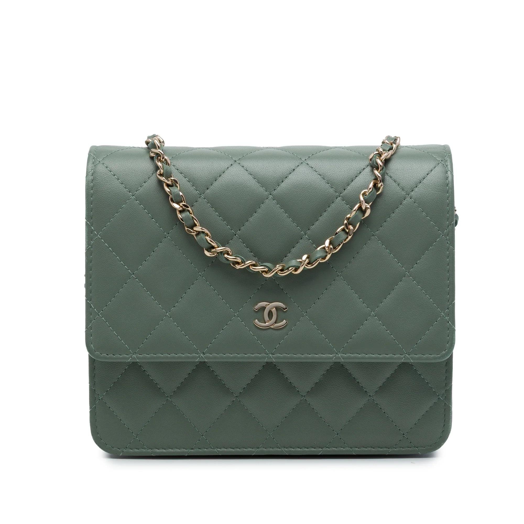 Wallet On Chain Timeless/Classique pony-style calfskin handbag