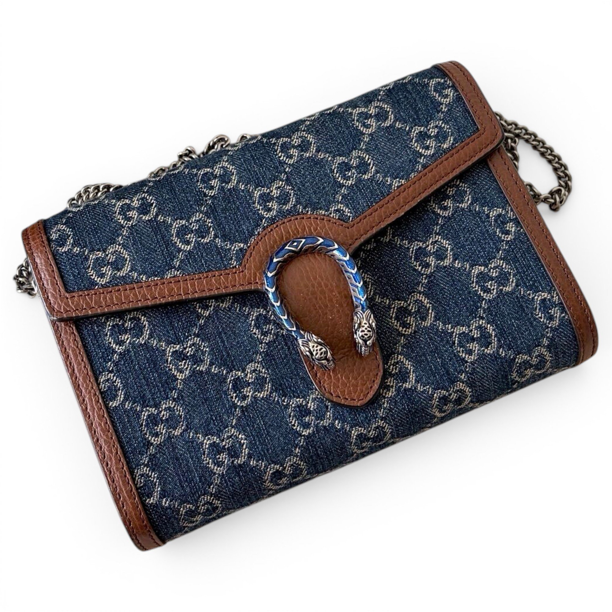 Dionysus Chain Wallet leather crossbody bag