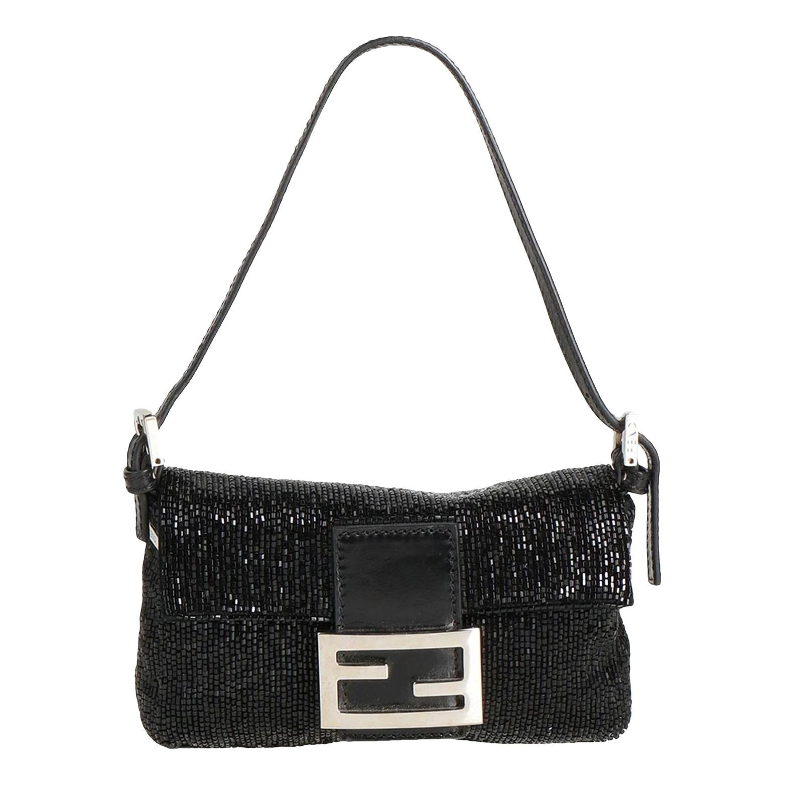 Baguette leather handbag
