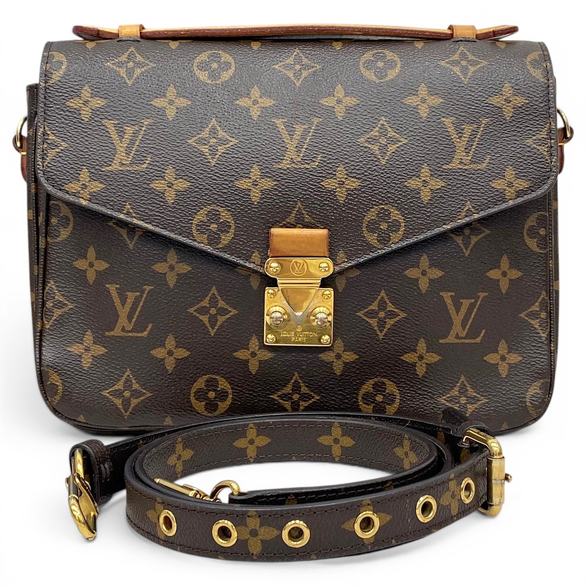Metis leather handbag