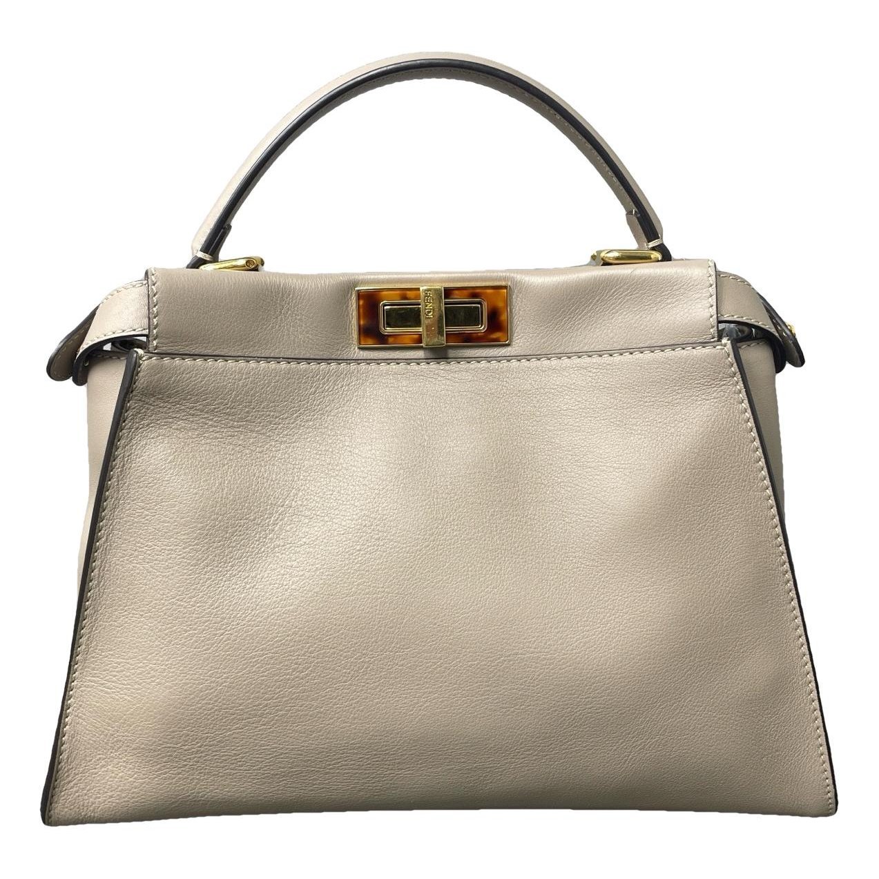 Peekaboo leather handbag