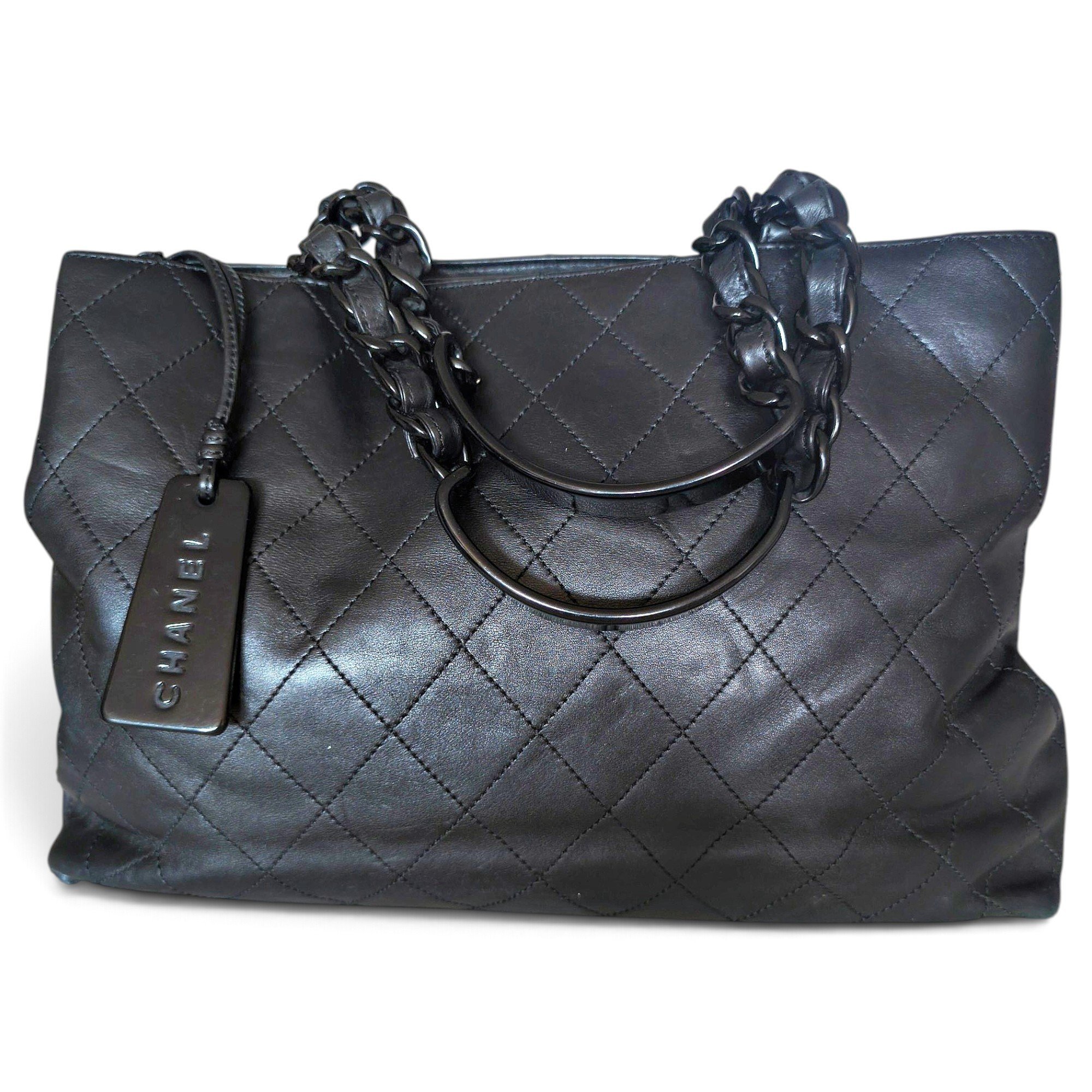 Leather tote