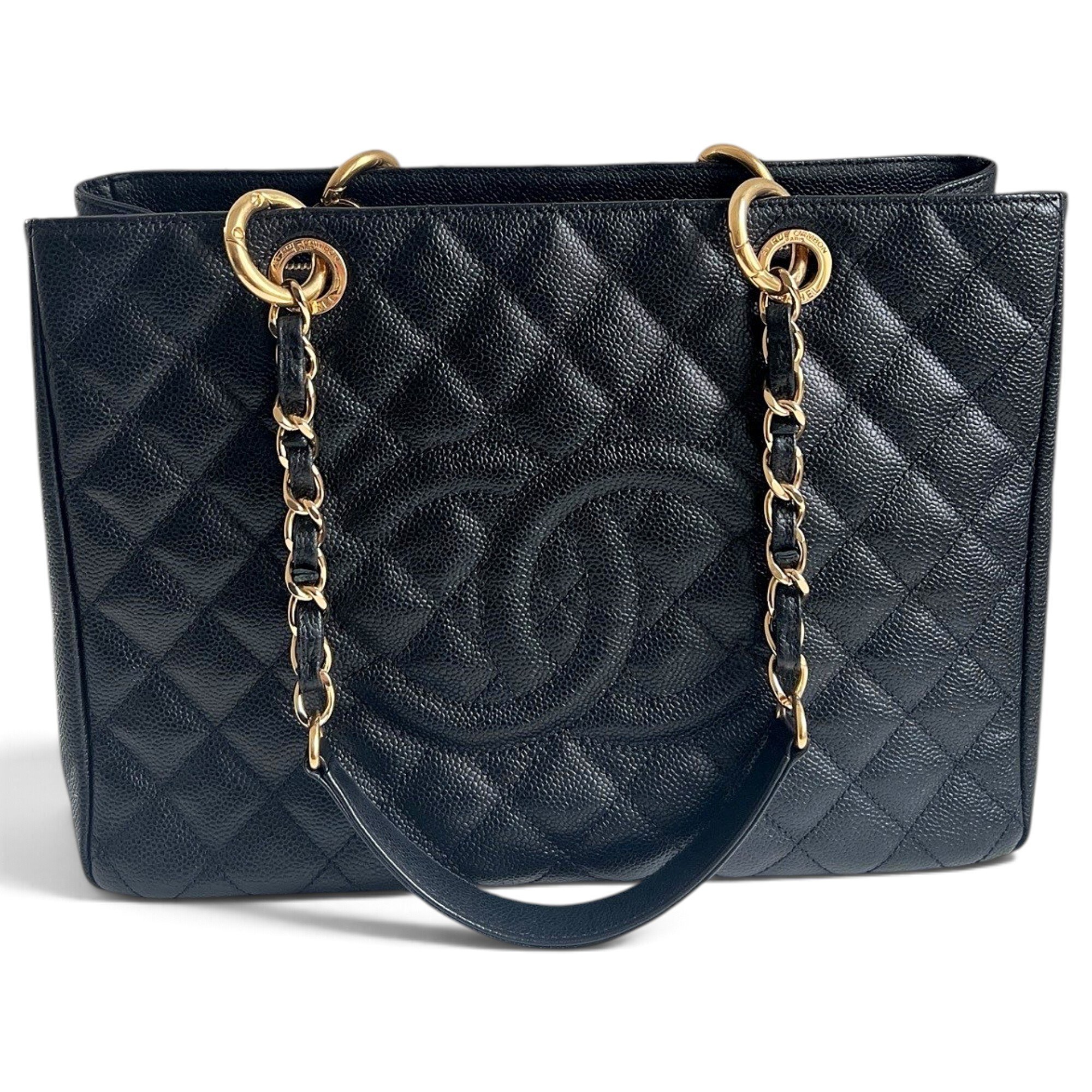 Grand shopping leather tote