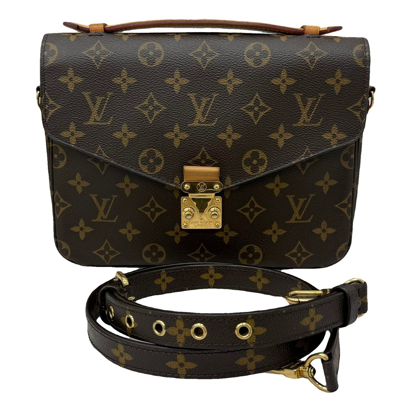 Metis leather handbag