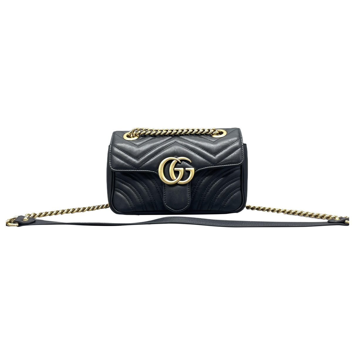 GG Marmont Flap leather handbag