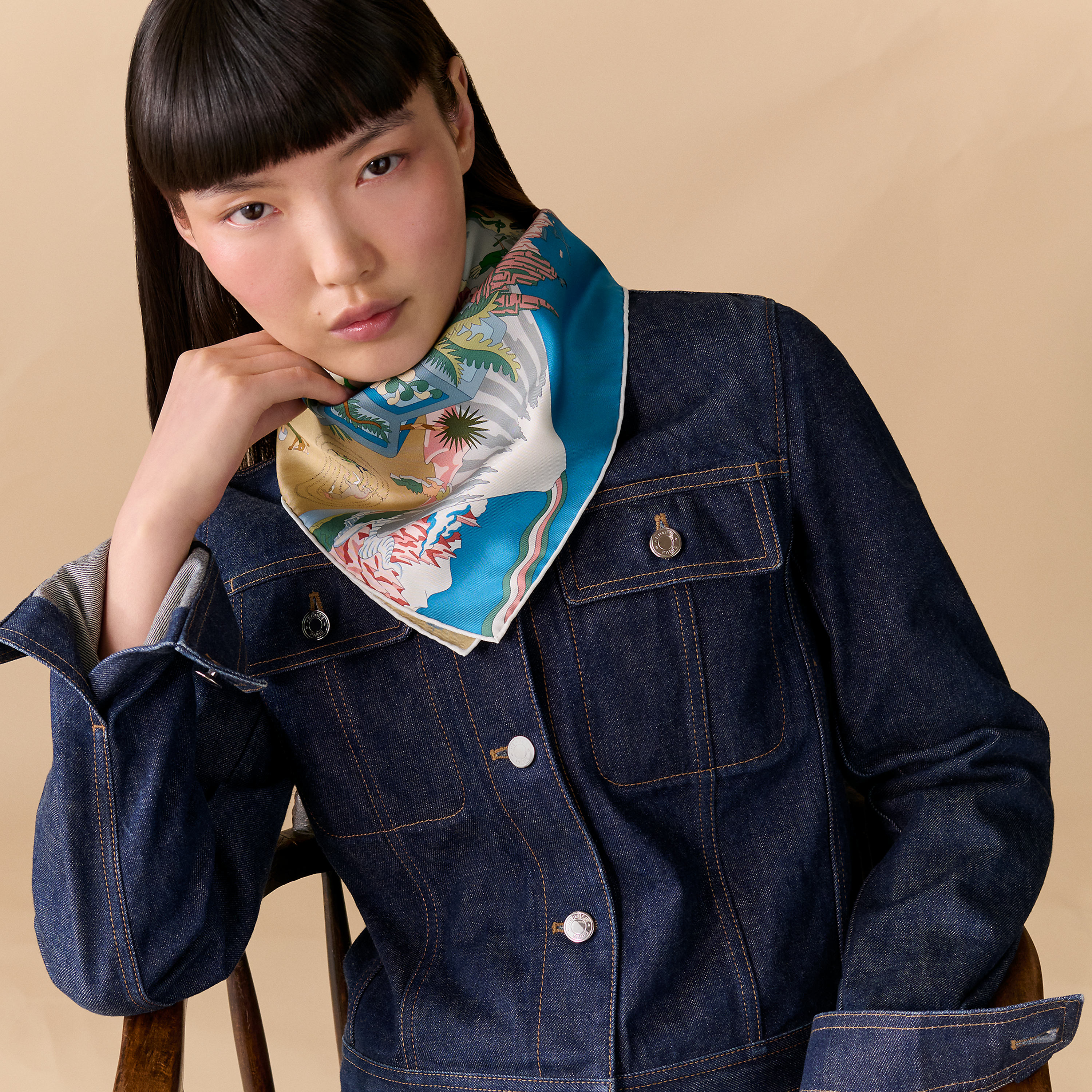 Academia Hippica 스카프 90