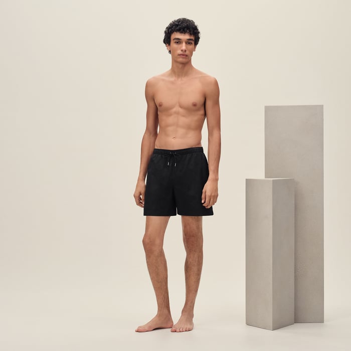 Noir "H Fantome" Swim Trunks