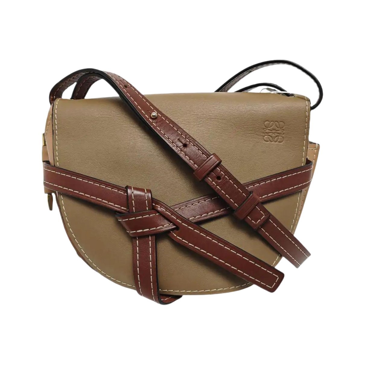 Gate leather crossbody bag