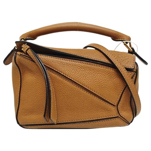 Puzzle leather mini bag