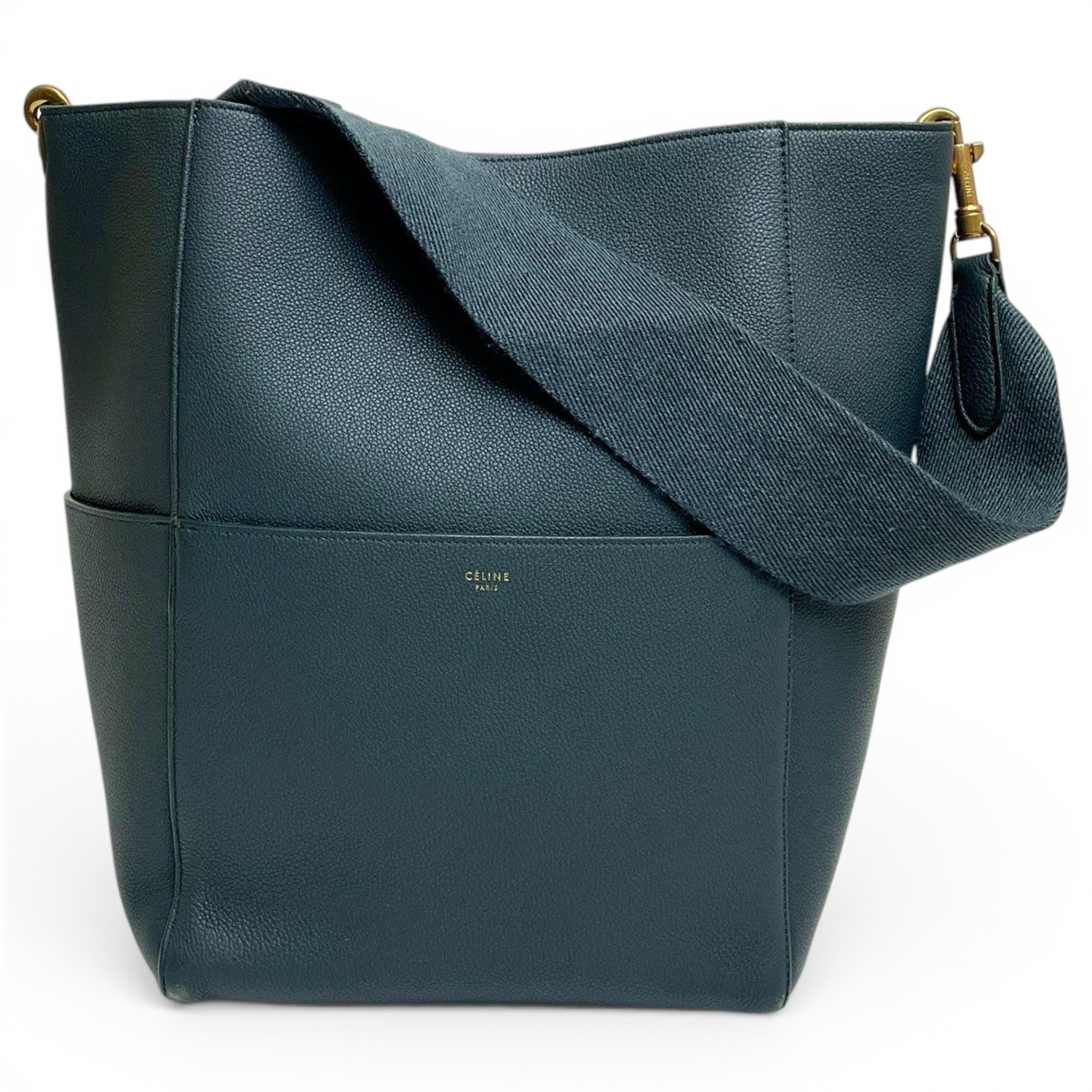 Seau Sangle leather tote