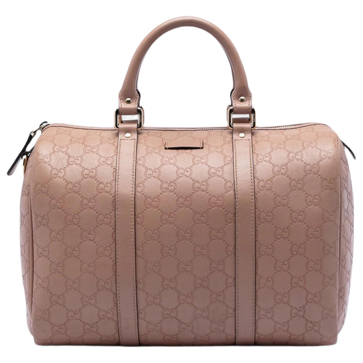 Boston leather bag