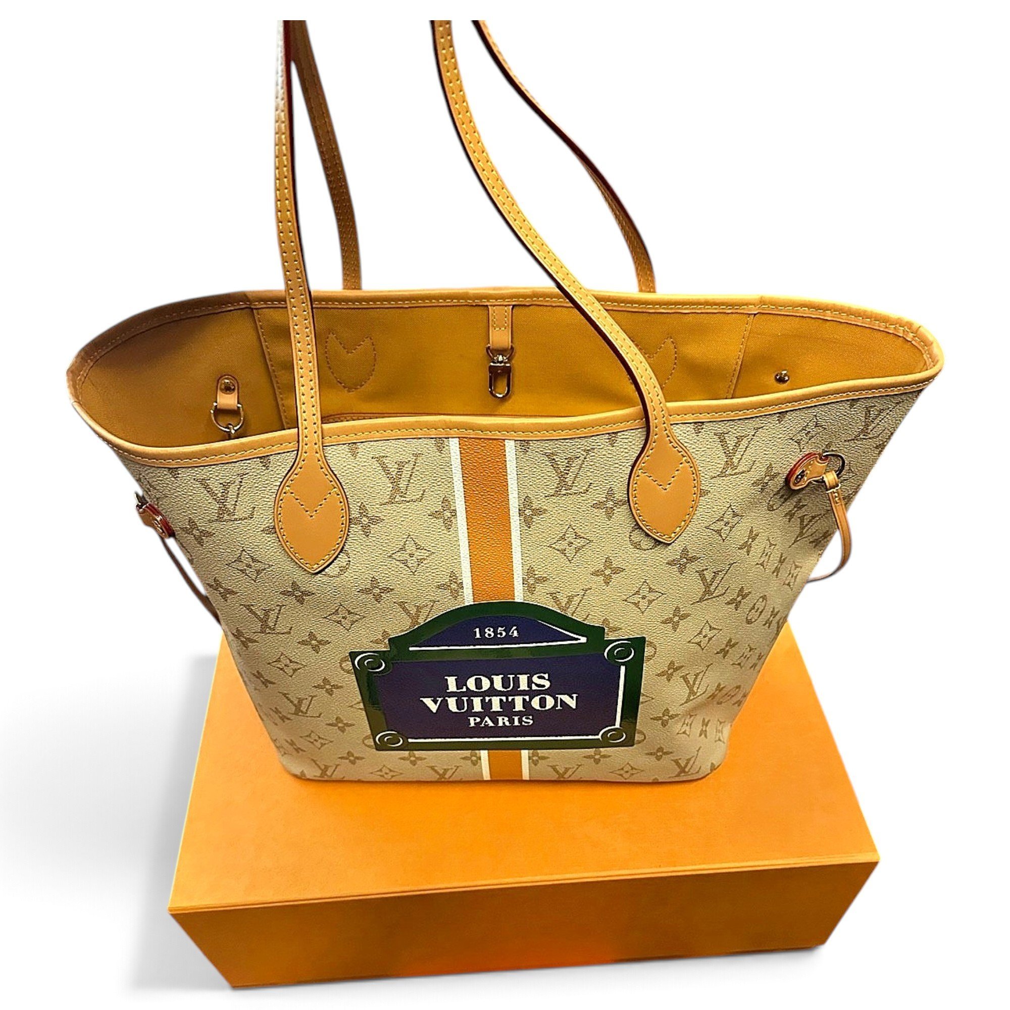 Neverfull leather tote