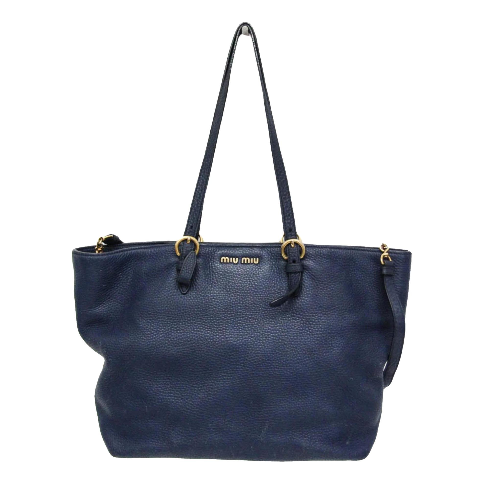 Leather tote