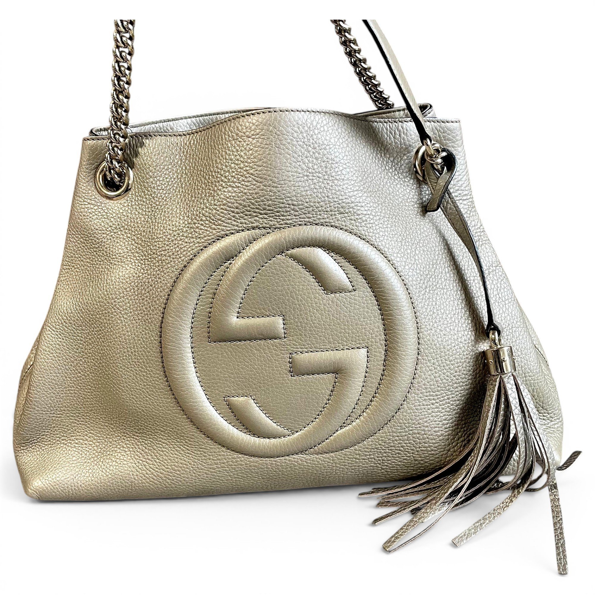 Soho leather tote