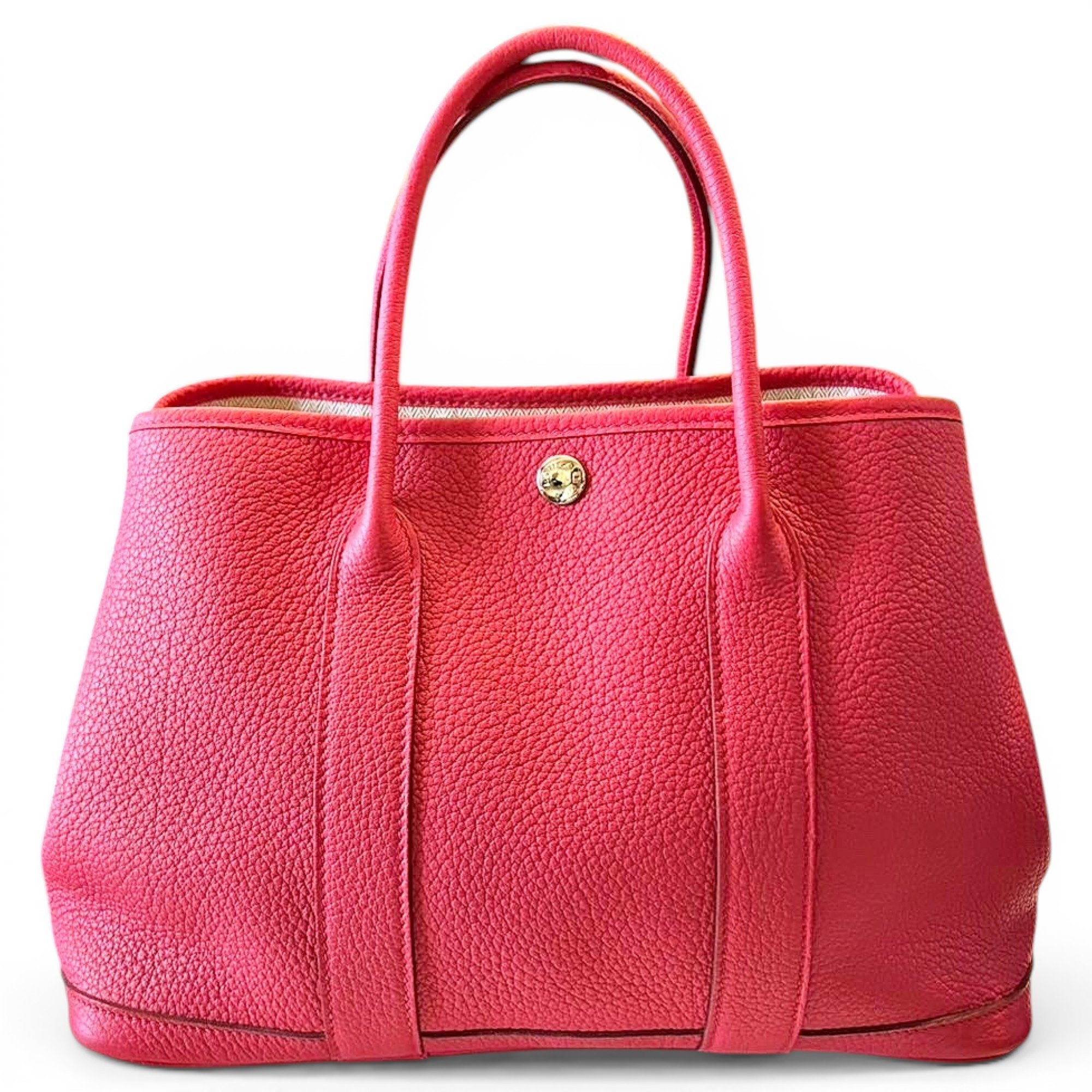 Garden Party leather handbag