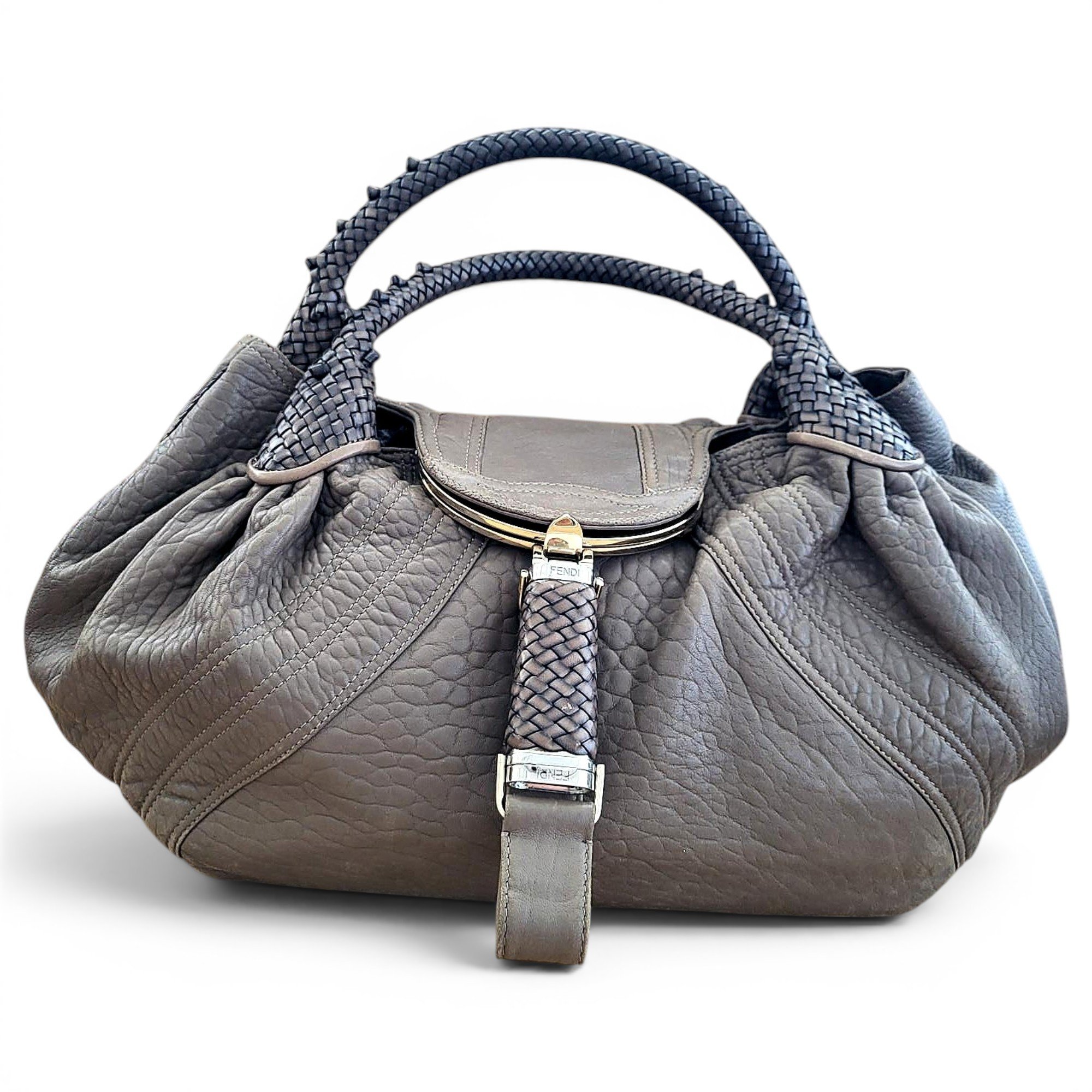 Spy leather handbag