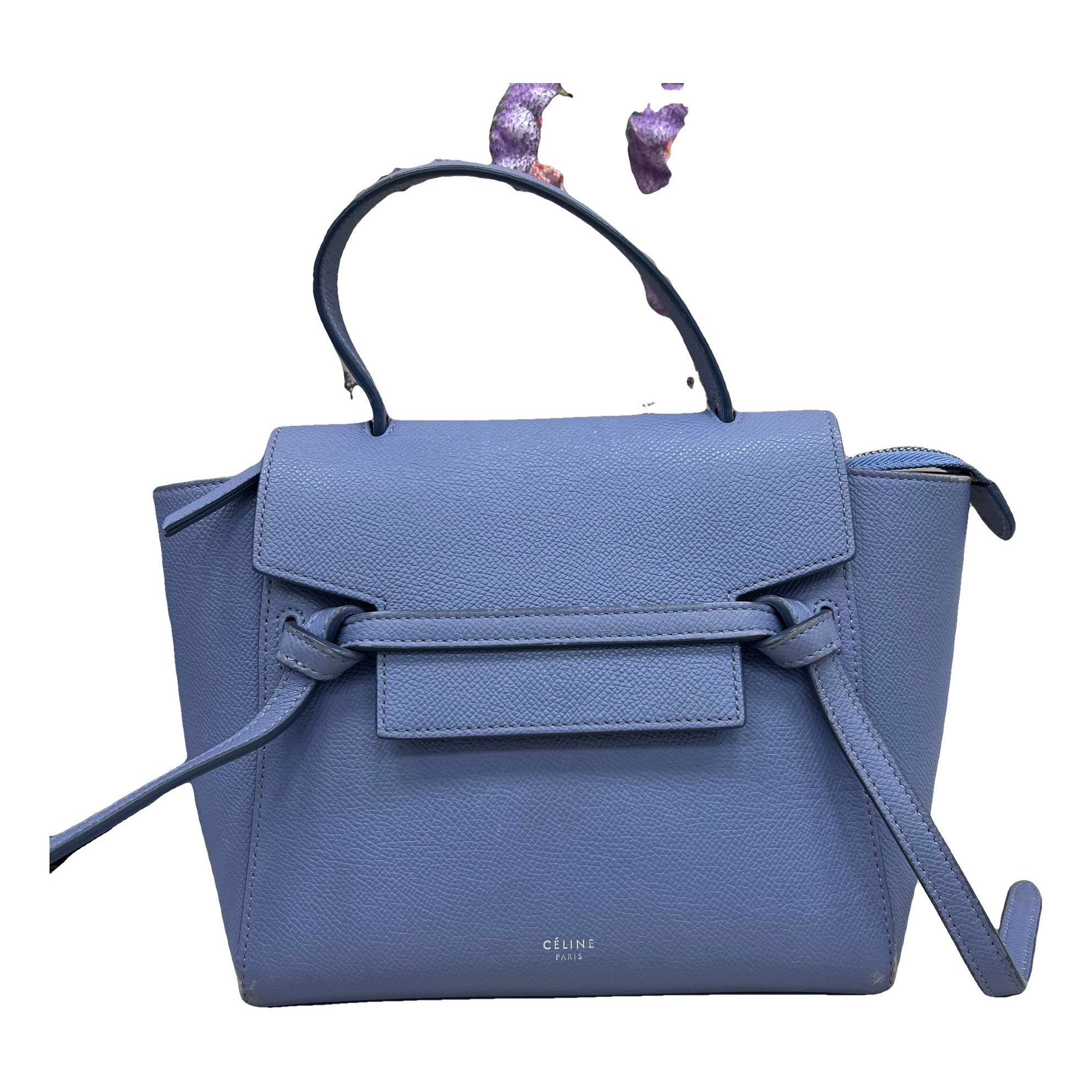 Belt leather handbag
