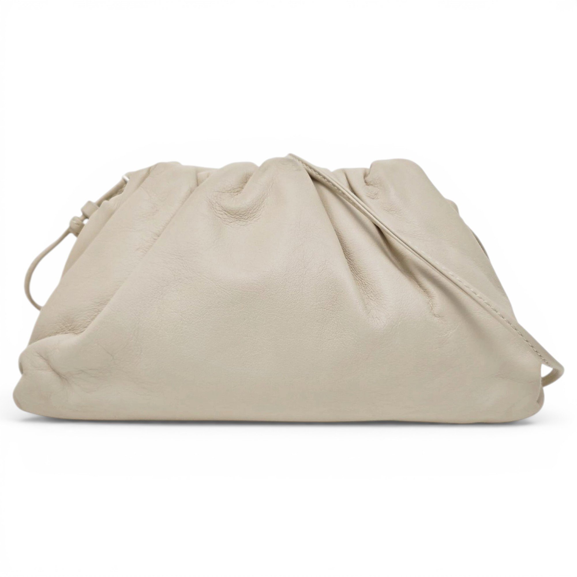 Pouch leather handbag