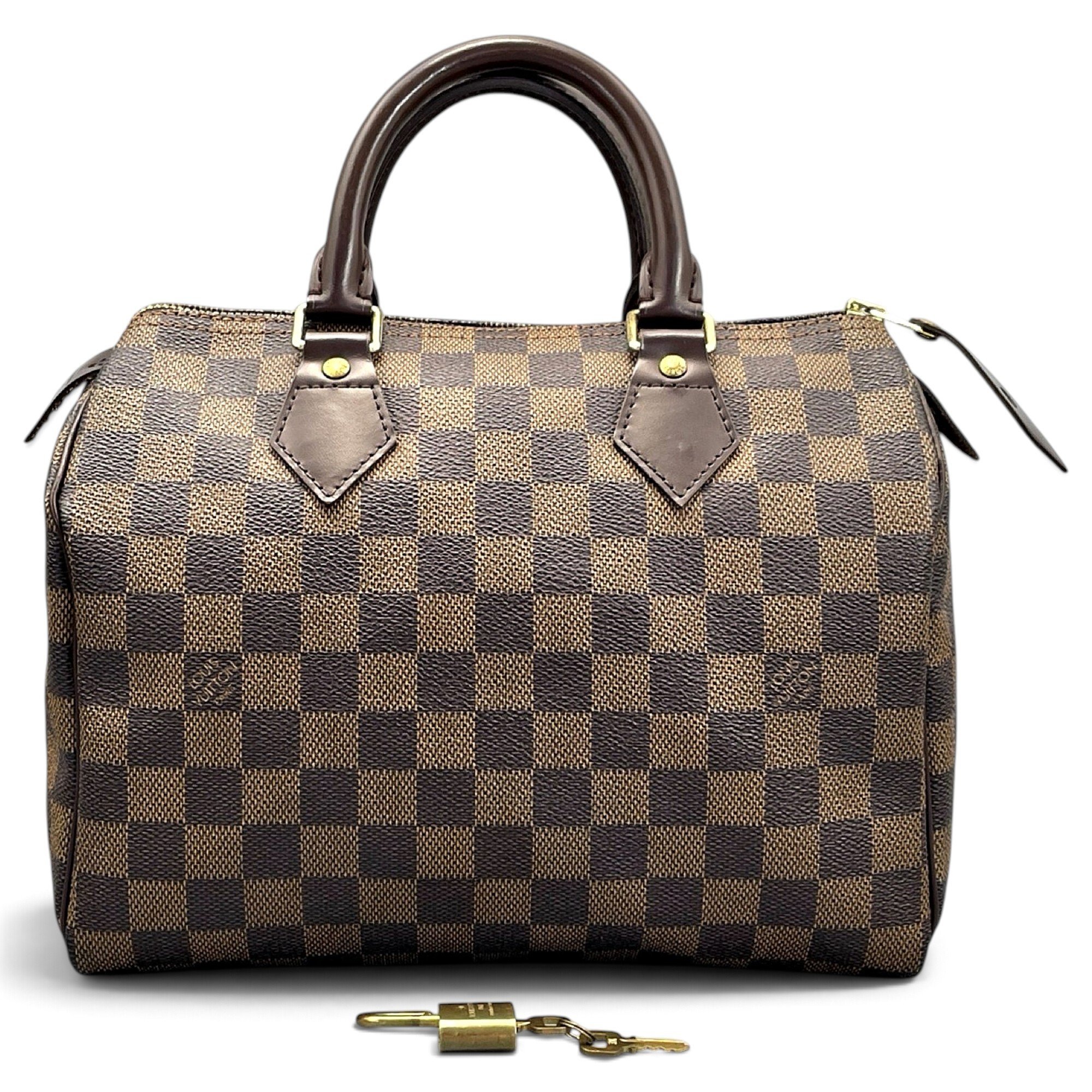 Speedy leather handbag