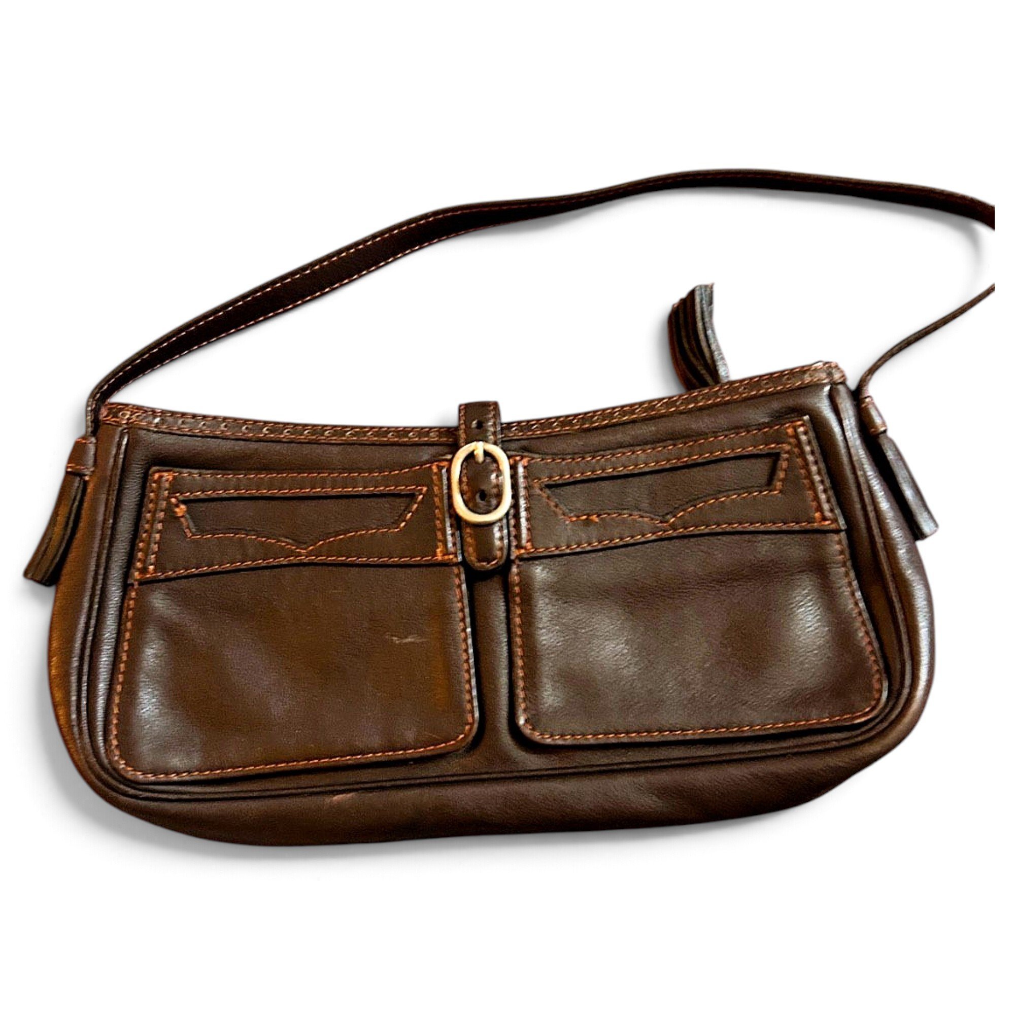 Leather handbag