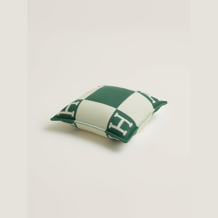 Vert Cèdre Avalon Pillow, Small Model