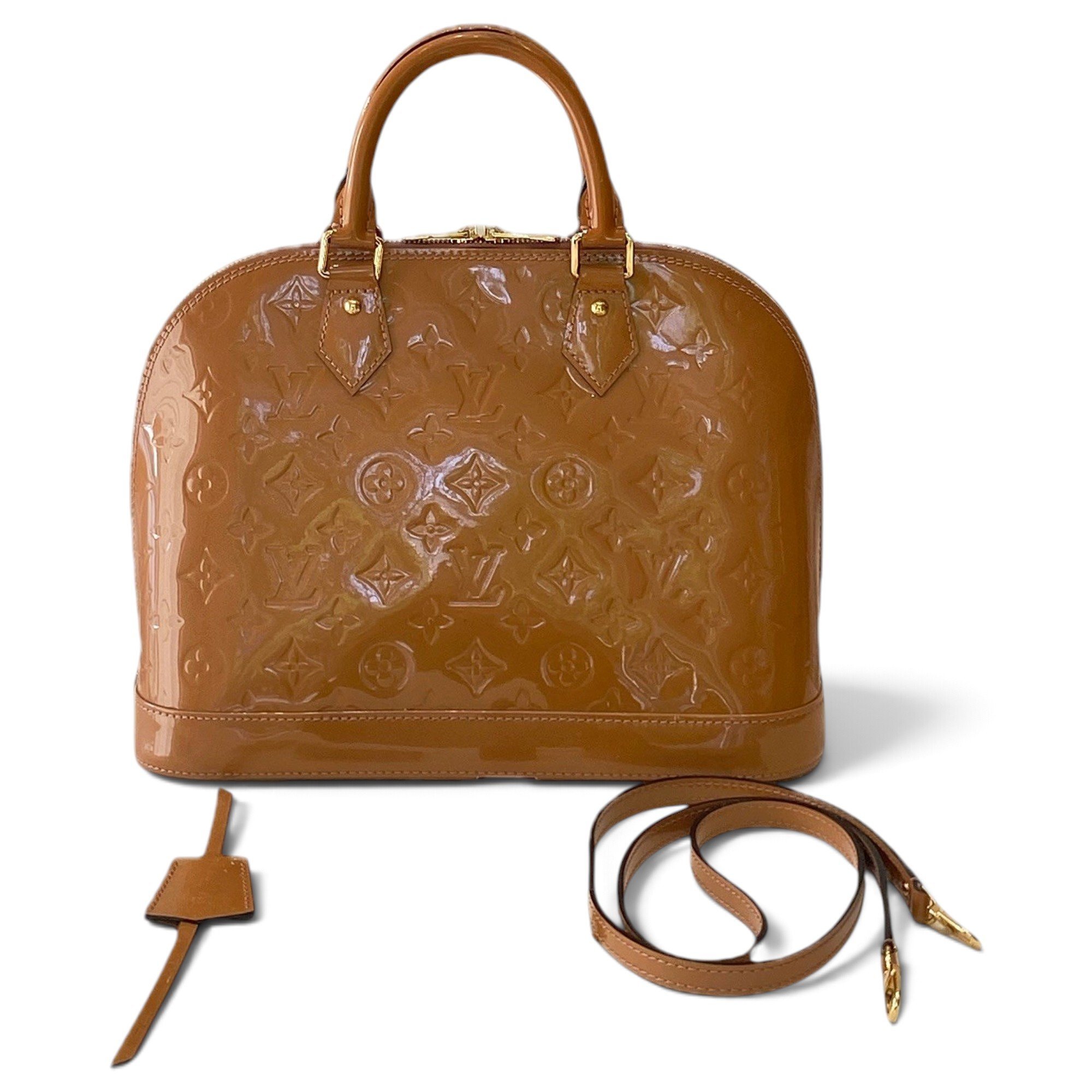 Alma leather handbag