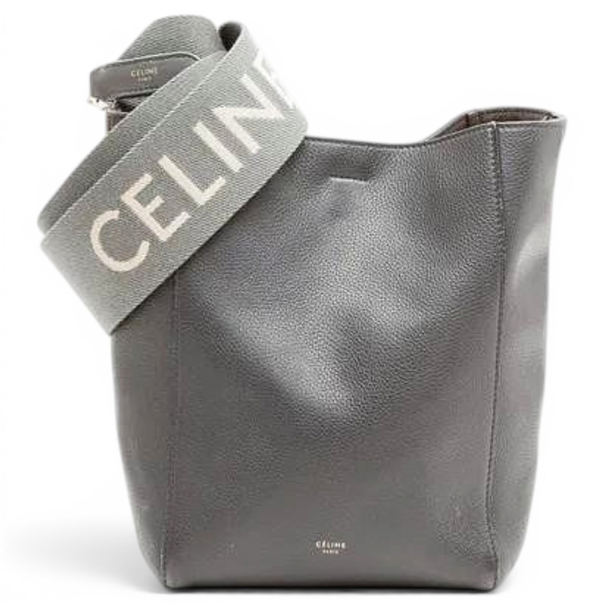 Seau Sangle leather handbag