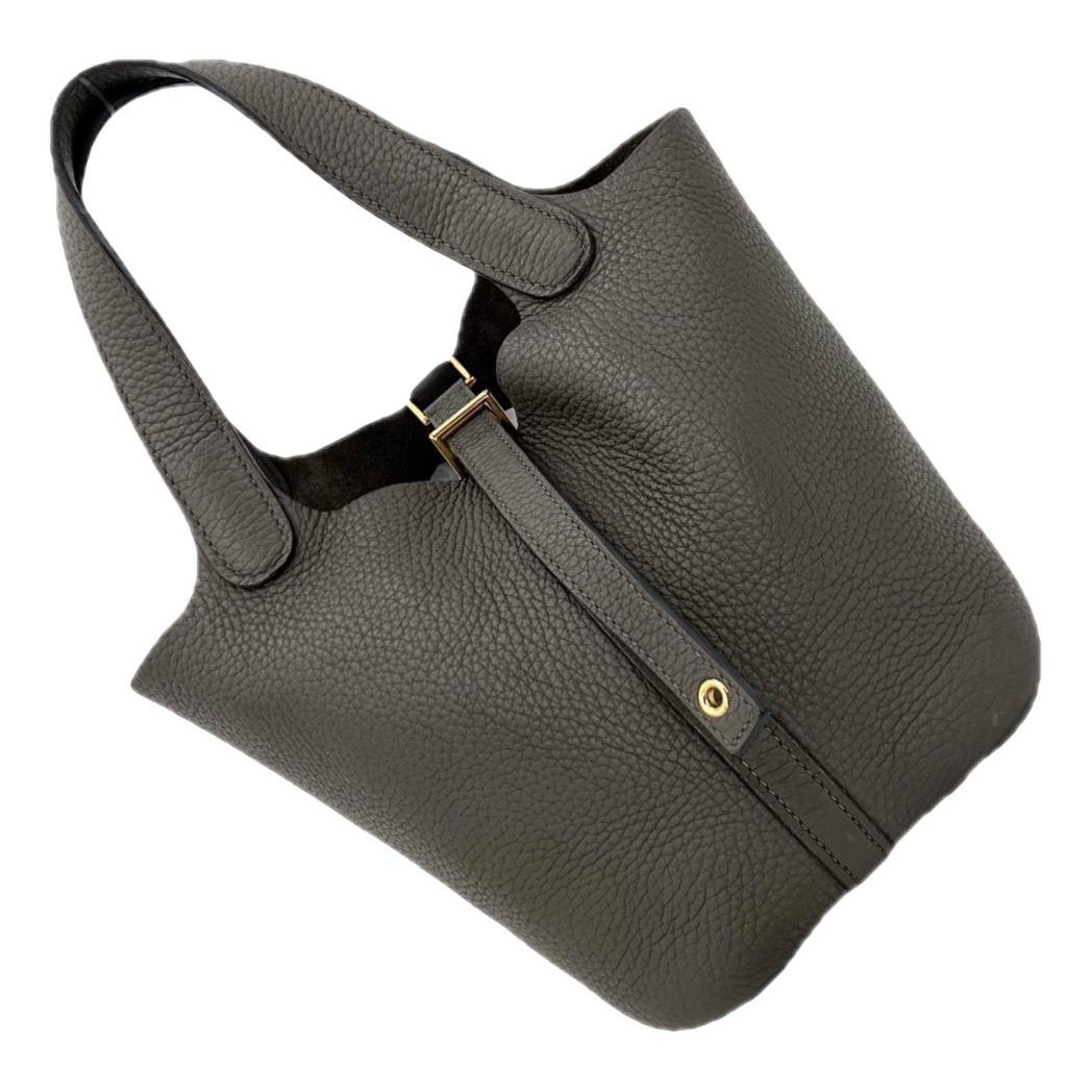 Picotin leather handbag