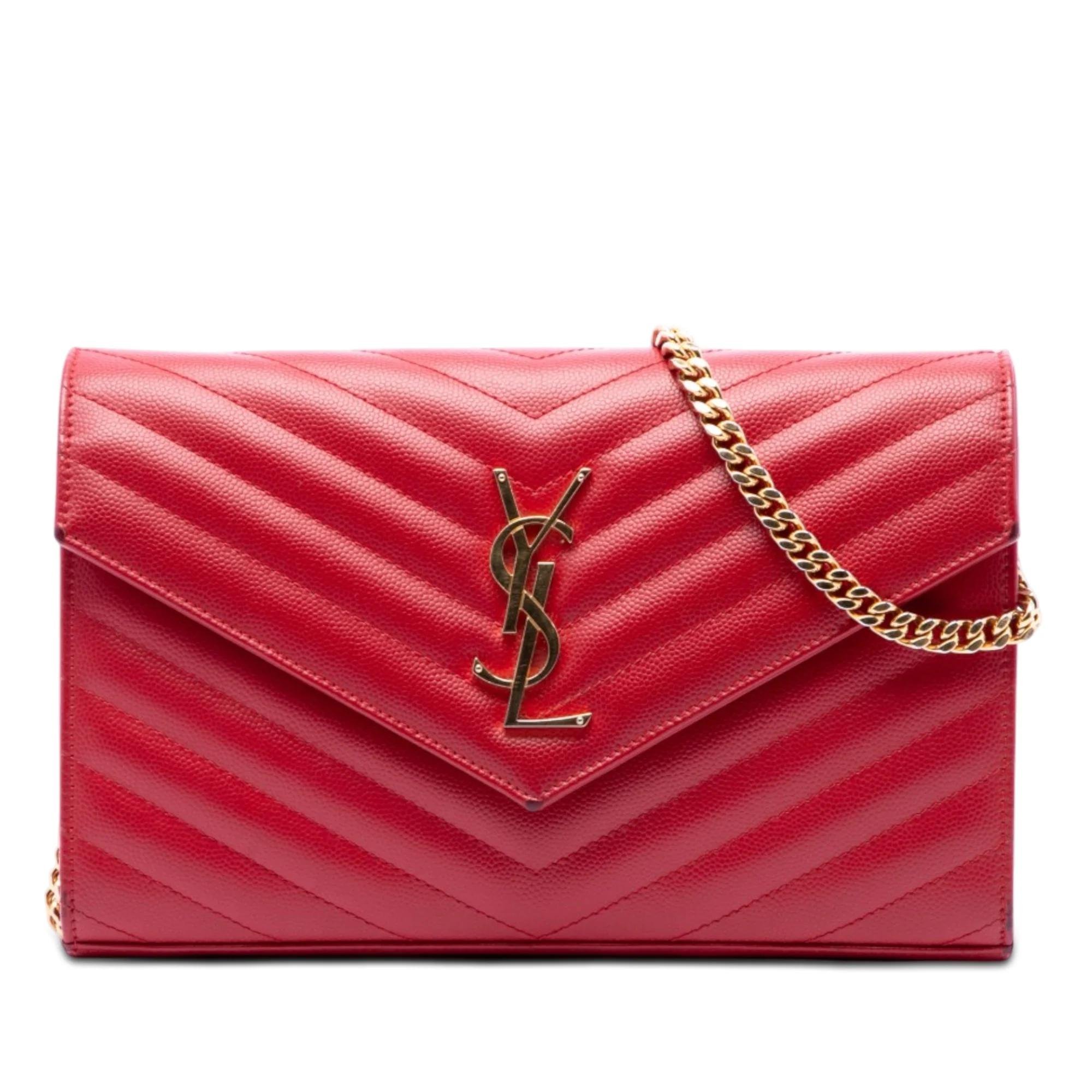 Envelope leather crossbody bag
