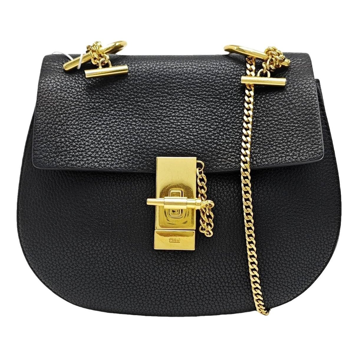 Drew leather handbag